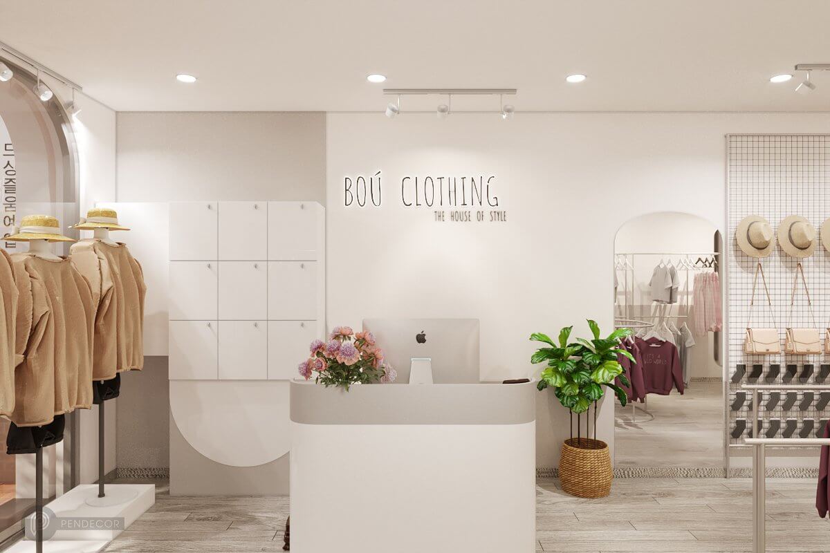Thiết Kế Shop Thời Trang Nữ Bou Clothing