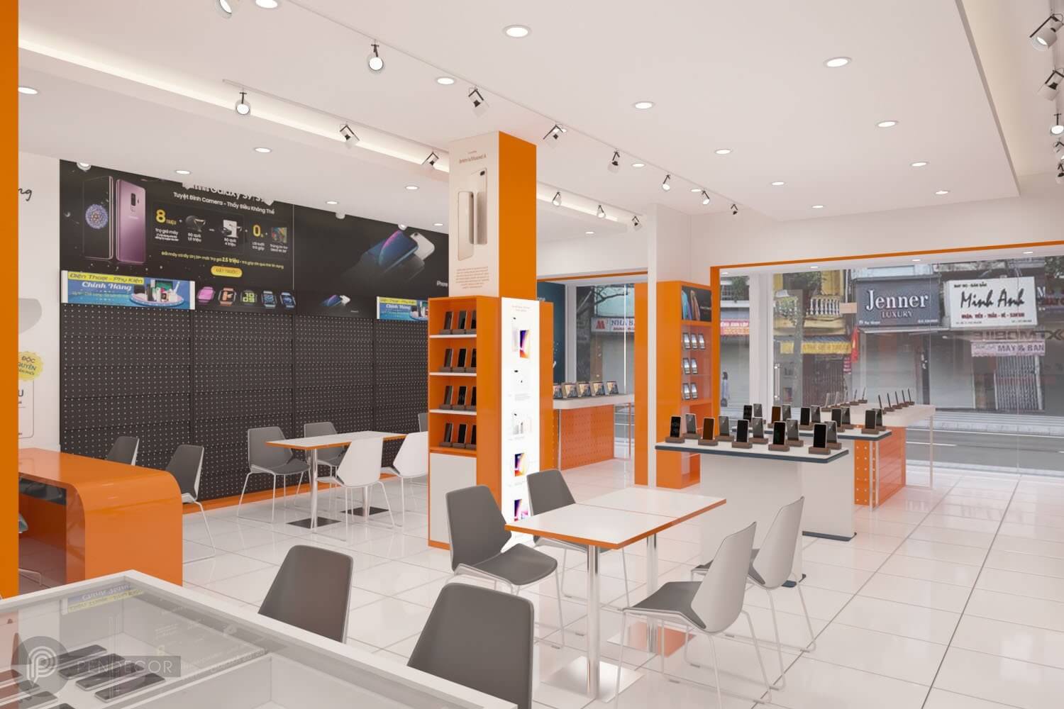 Thiết Kế Shop Điện Thoại X Mobile