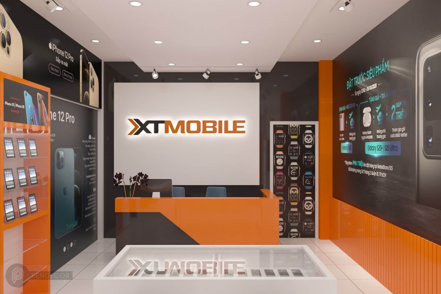 Thiết Kế Shop Điện Thoại X Mobile