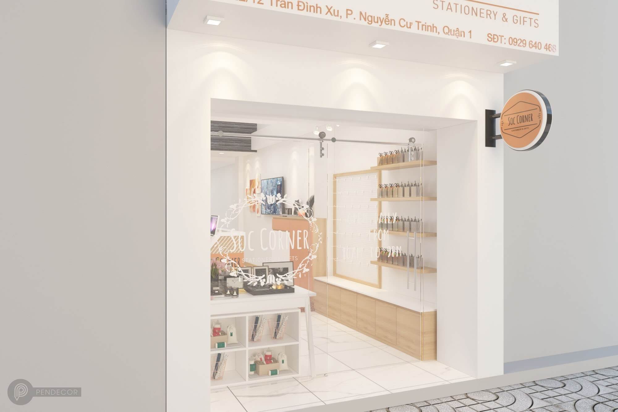 Thiết Kế Shop Phụ Kiện Soc Corner