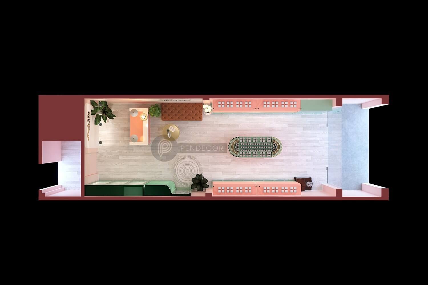 Thiết Kế Shop Mỹ Phẩm Hạnh Sữa Cosmestic