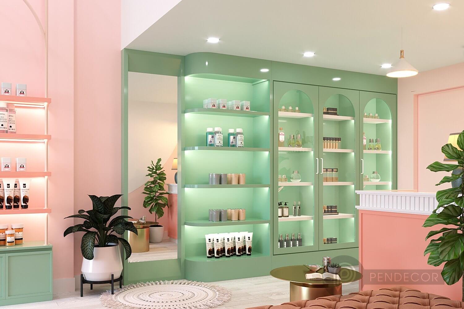 Thiết Kế Shop Mỹ Phẩm Hạnh Sữa Cosmestic