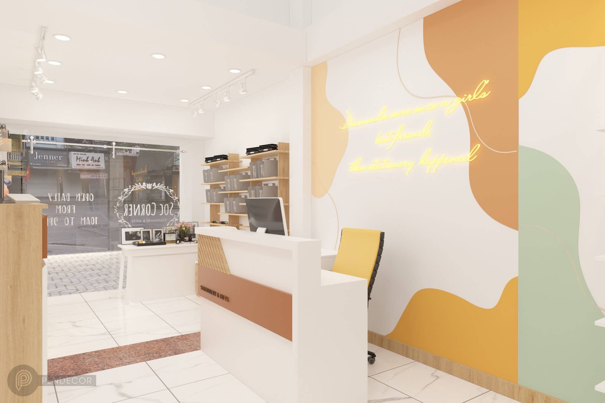 Thiết Kế Shop Phụ Kiện Soc Corner