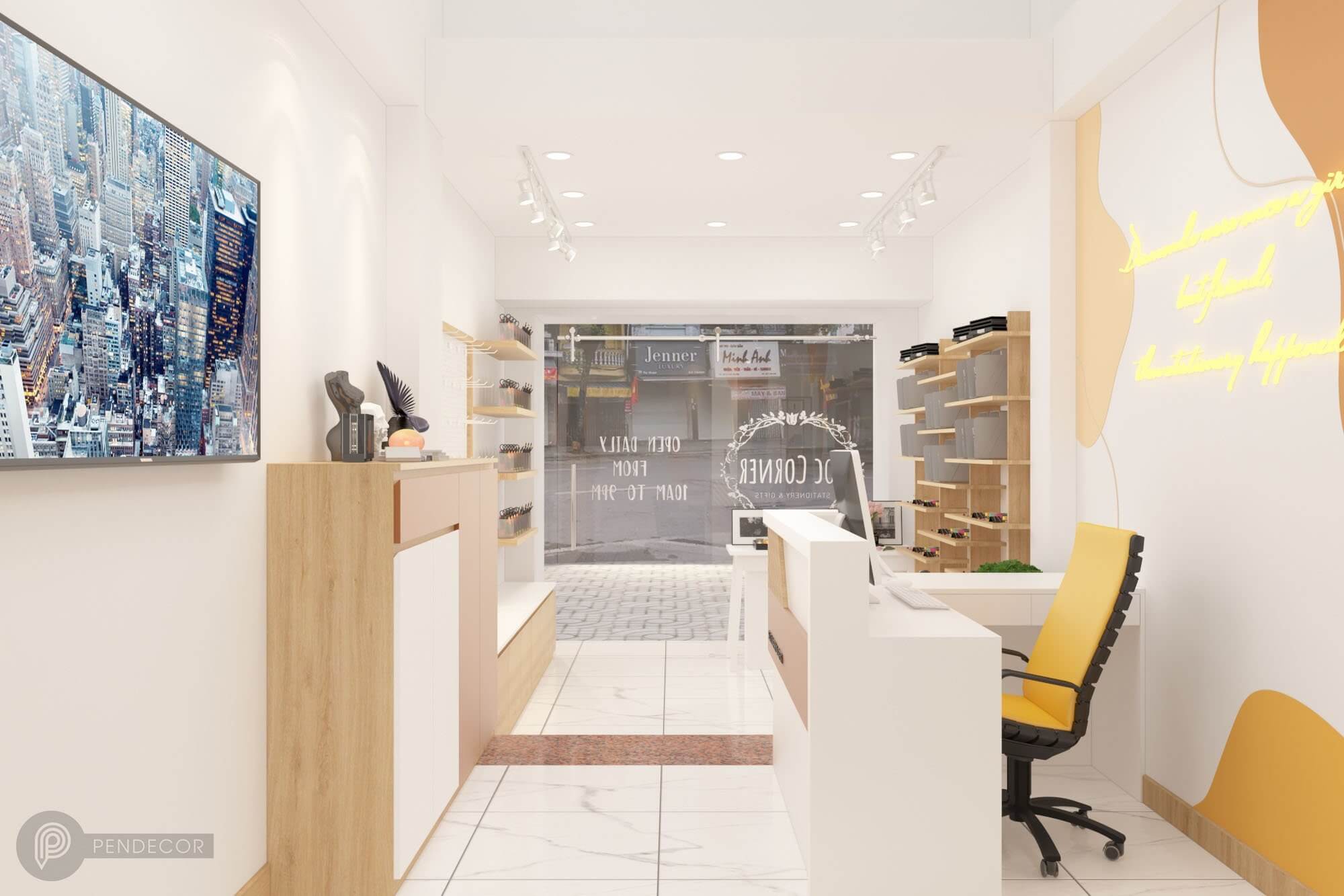 Thiết Kế Shop Phụ Kiện Soc Corner