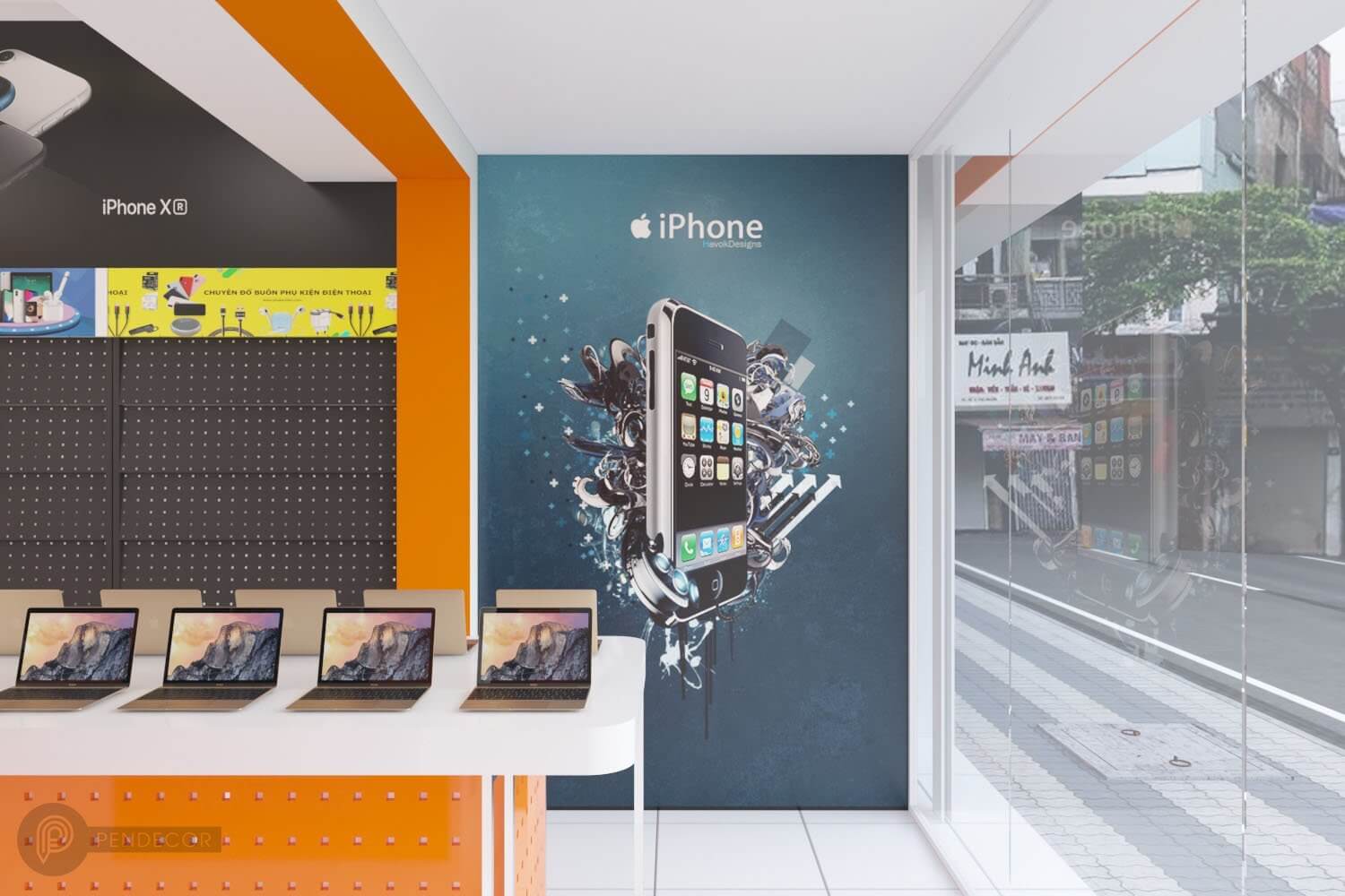 Thiết Kế Shop Điện Thoại X Mobile