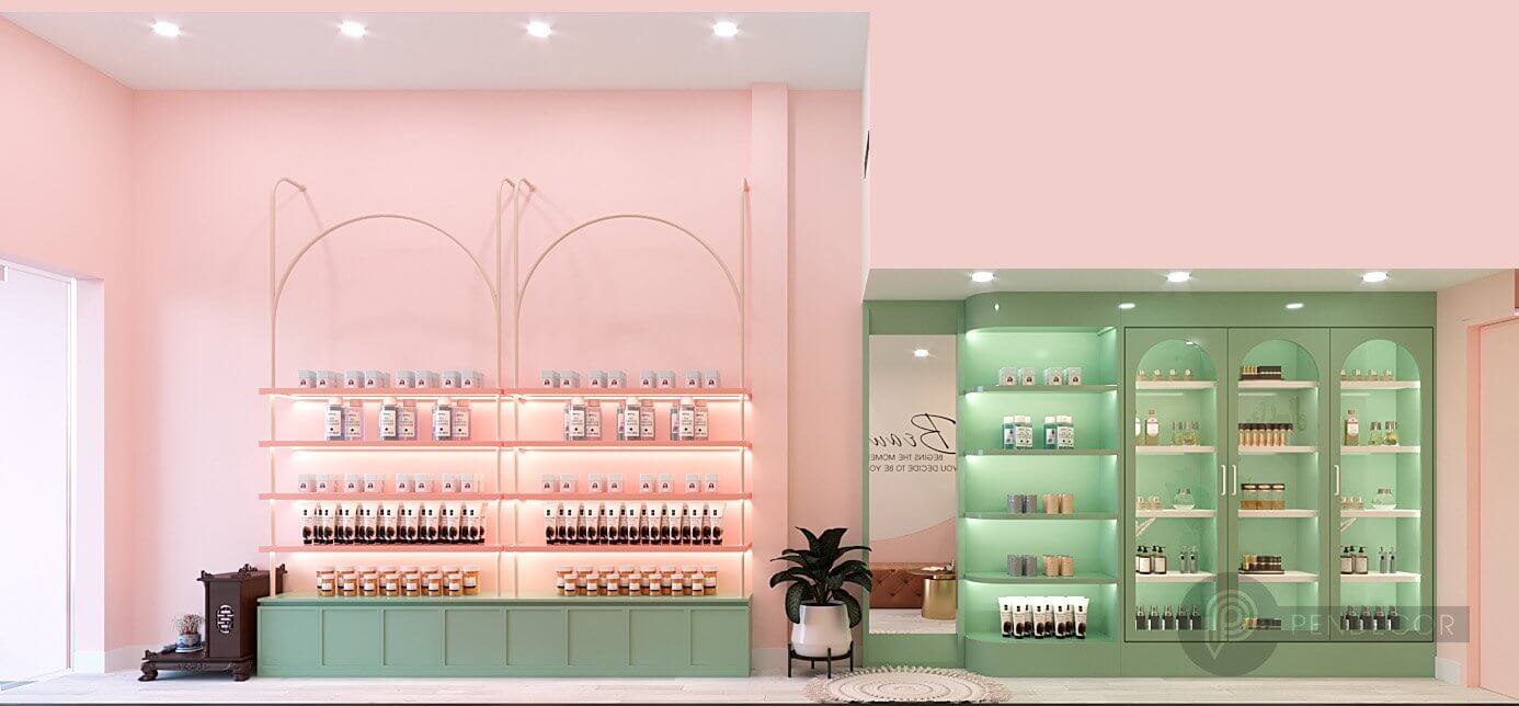 Thiết Kế Shop Mỹ Phẩm Hạnh Sữa Cosmestic