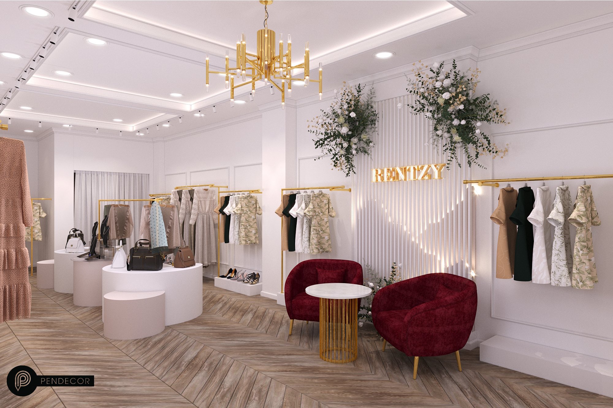 Thiết kế Shop Thời Trang Nữ Rentzy (5 tầng)
