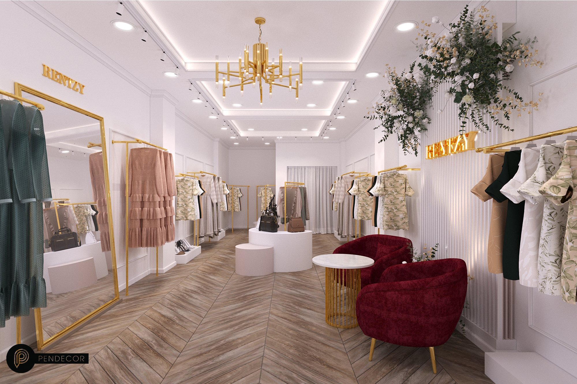 Thiết kế Shop Thời Trang Nữ Rentzy (5 tầng)