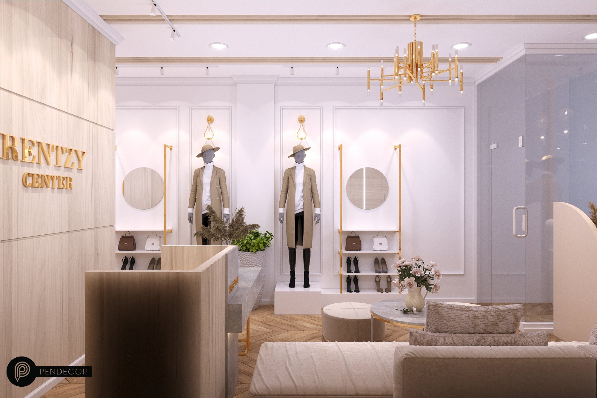 Thiết kế Shop Thời Trang Nữ Rentzy (5 tầng)