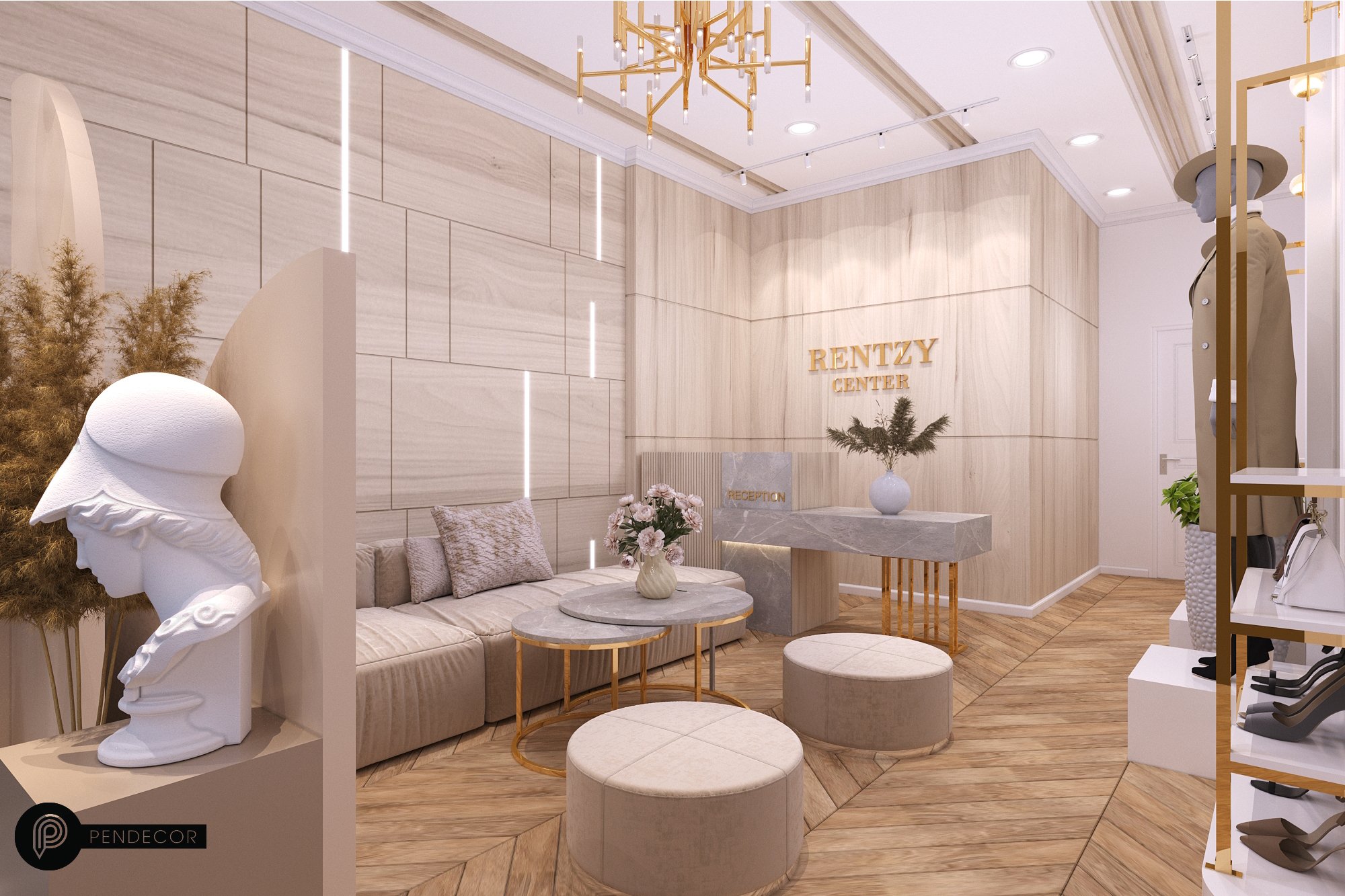 Thiết kế Shop Thời Trang Nữ Rentzy (5 tầng)