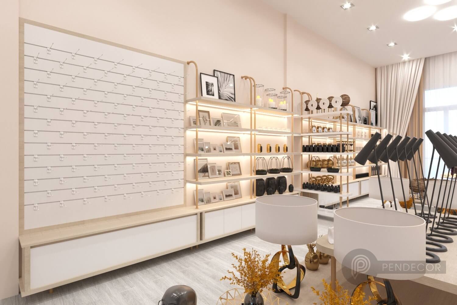 Thiết Kế & Thi Công Shop Phụ Kiện Daisy Bloom (Tầng 2)