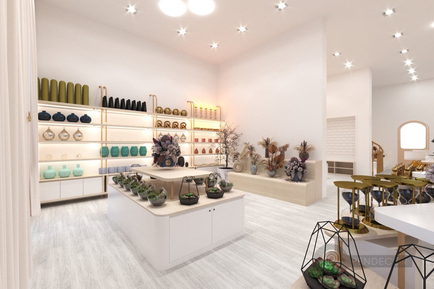 Thiết Kế & Thi Công Shop Phụ Kiện Daisy Bloom (Tầng 2)