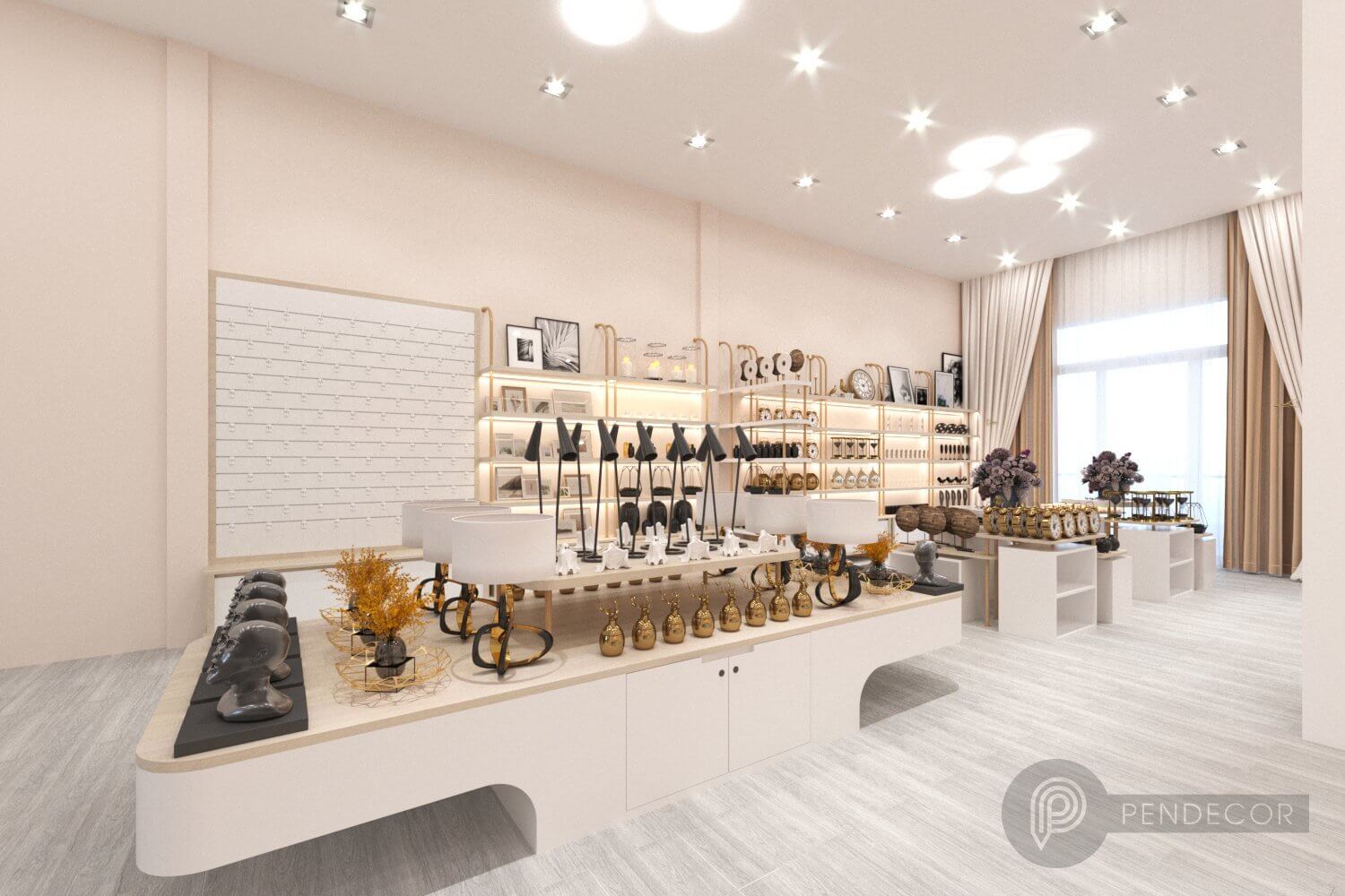 Thiết Kế & Thi Công Shop Phụ Kiện Daisy Bloom (Tầng 2)