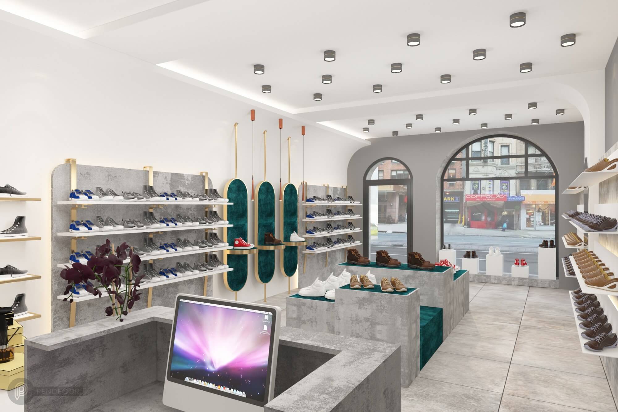 Thiết Kế Shop Giày Phụ Kiện Nam Vy Store