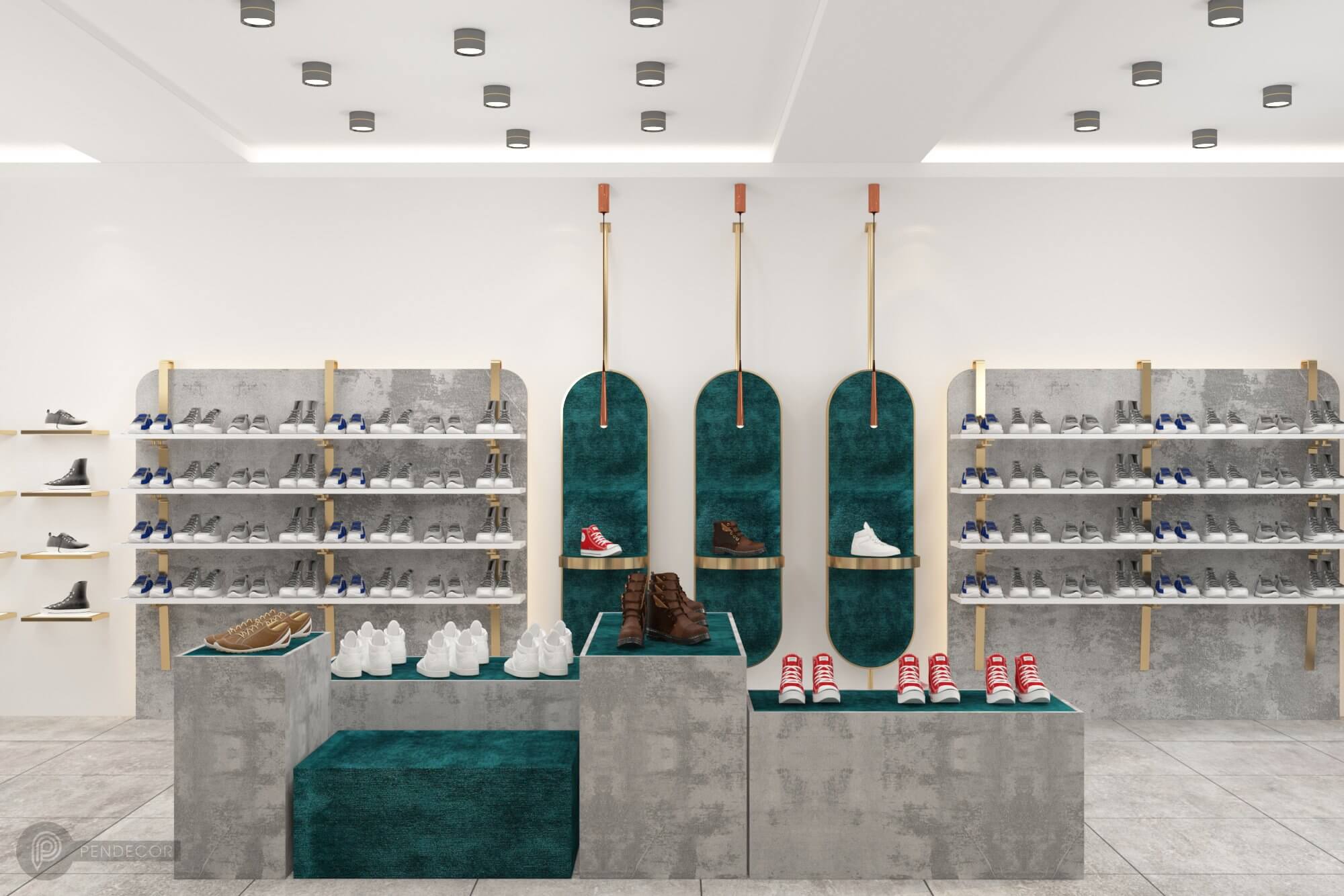 Thiết Kế Shop Giày Phụ Kiện Nam Vy Store