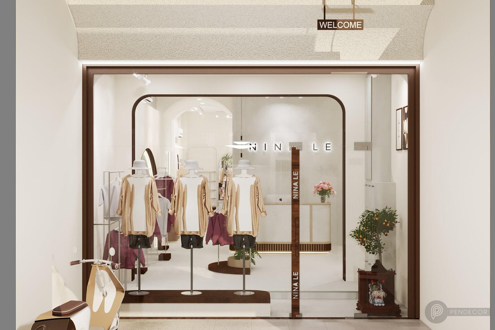 Thiết kế Shop Thời Trang Nữ Nina Le