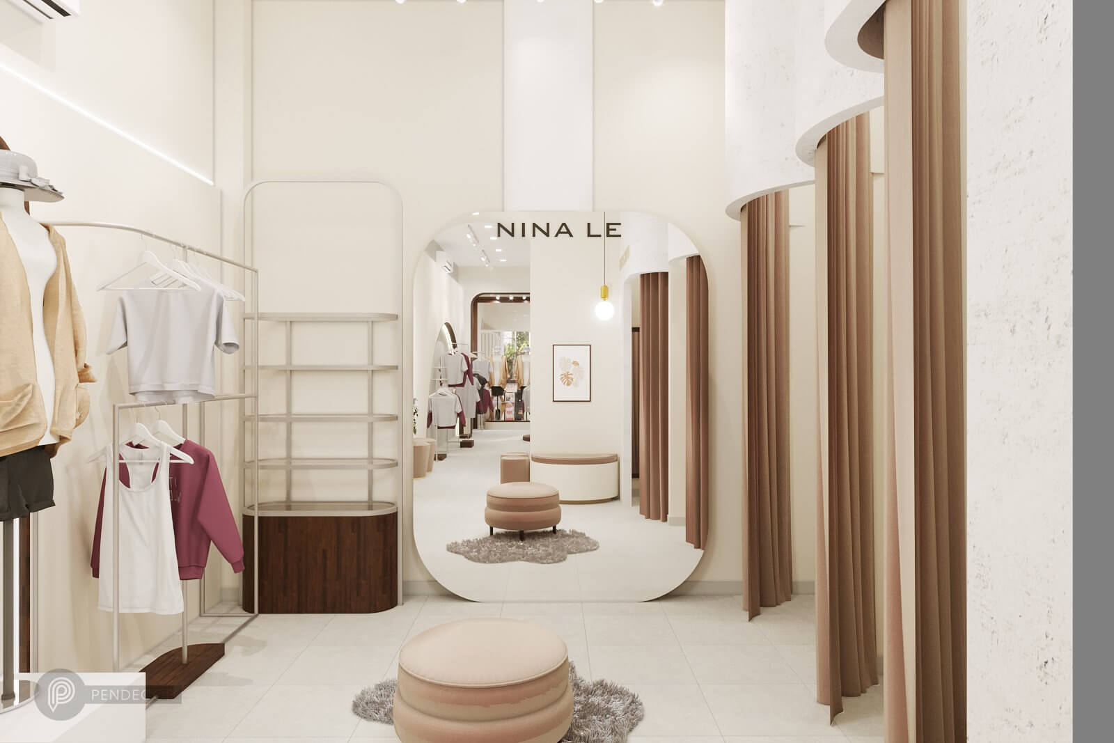 Thiết kế Shop Thời Trang Nữ Nina Le