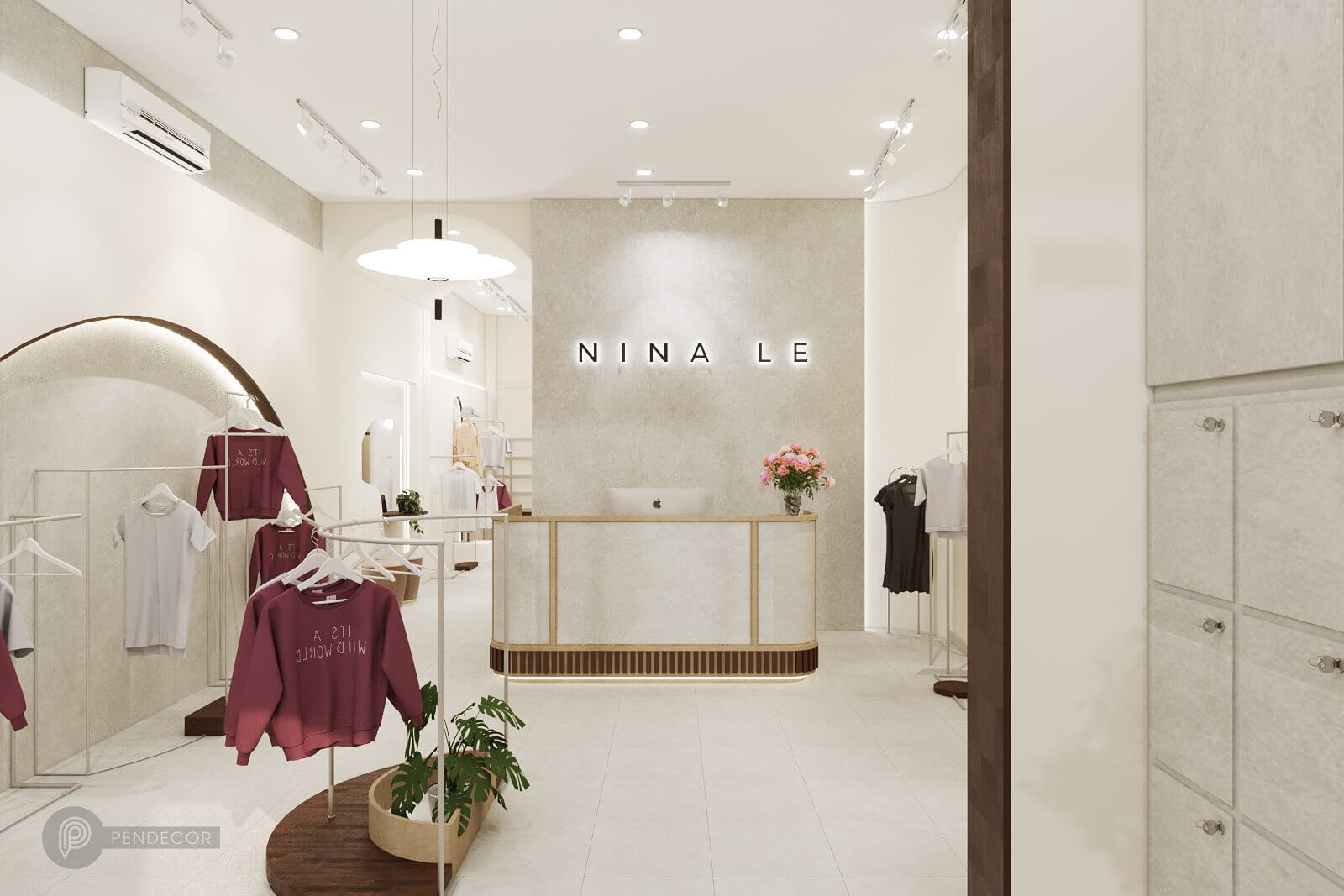 Thiết kế Shop Thời Trang Nữ Nina Le