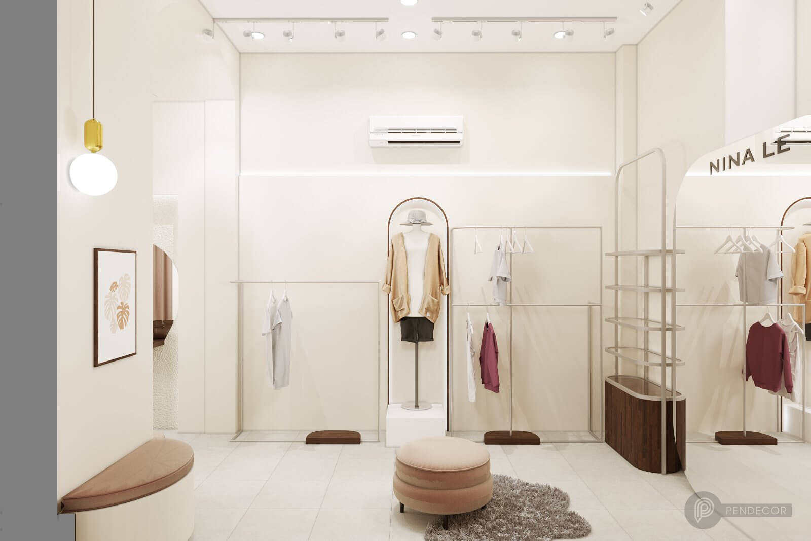 Thiết kế Shop Thời Trang Nữ Nina Le