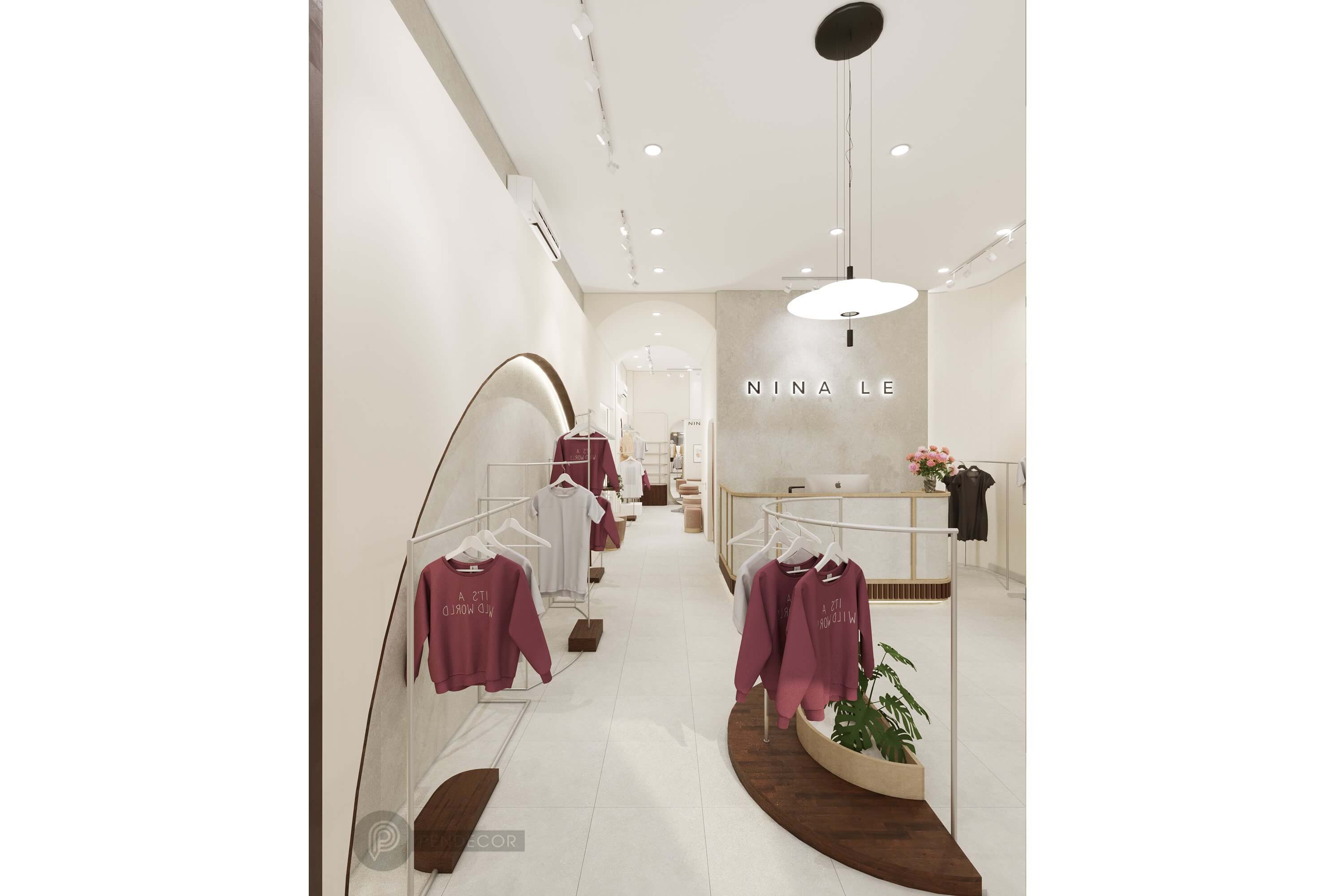 Thiết kế Shop Thời Trang Nữ Nina Le