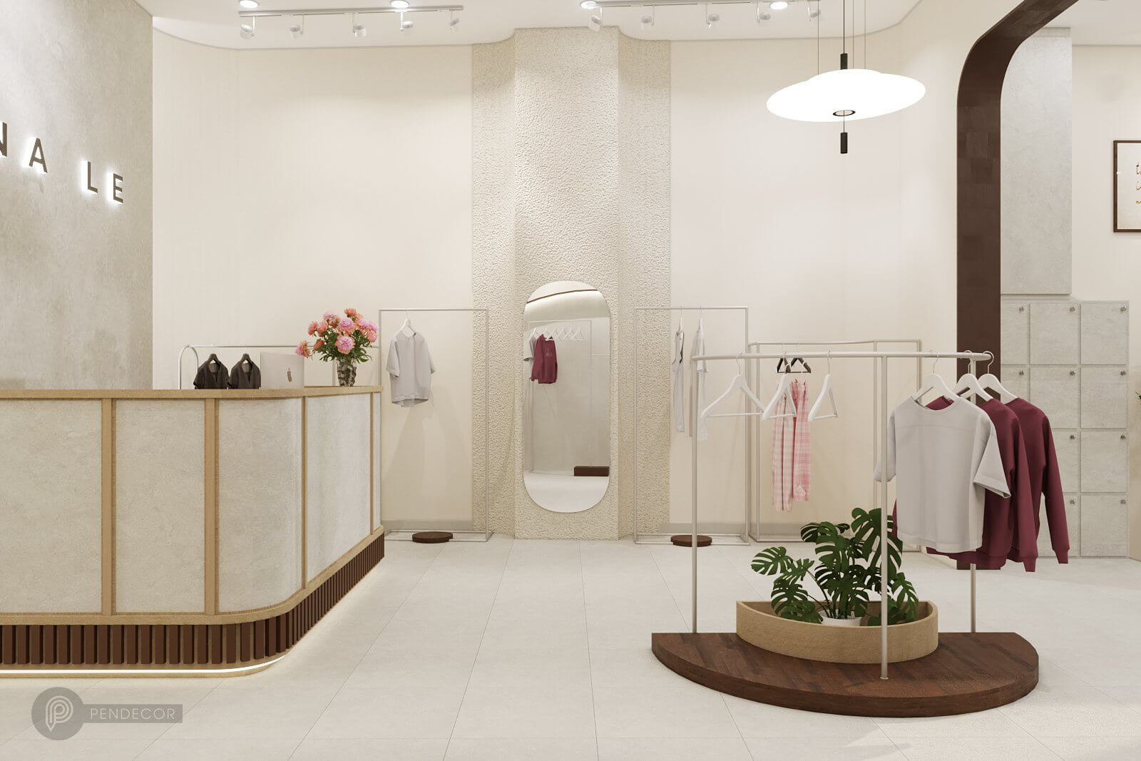 Thiết kế Shop Thời Trang Nữ Nina Le