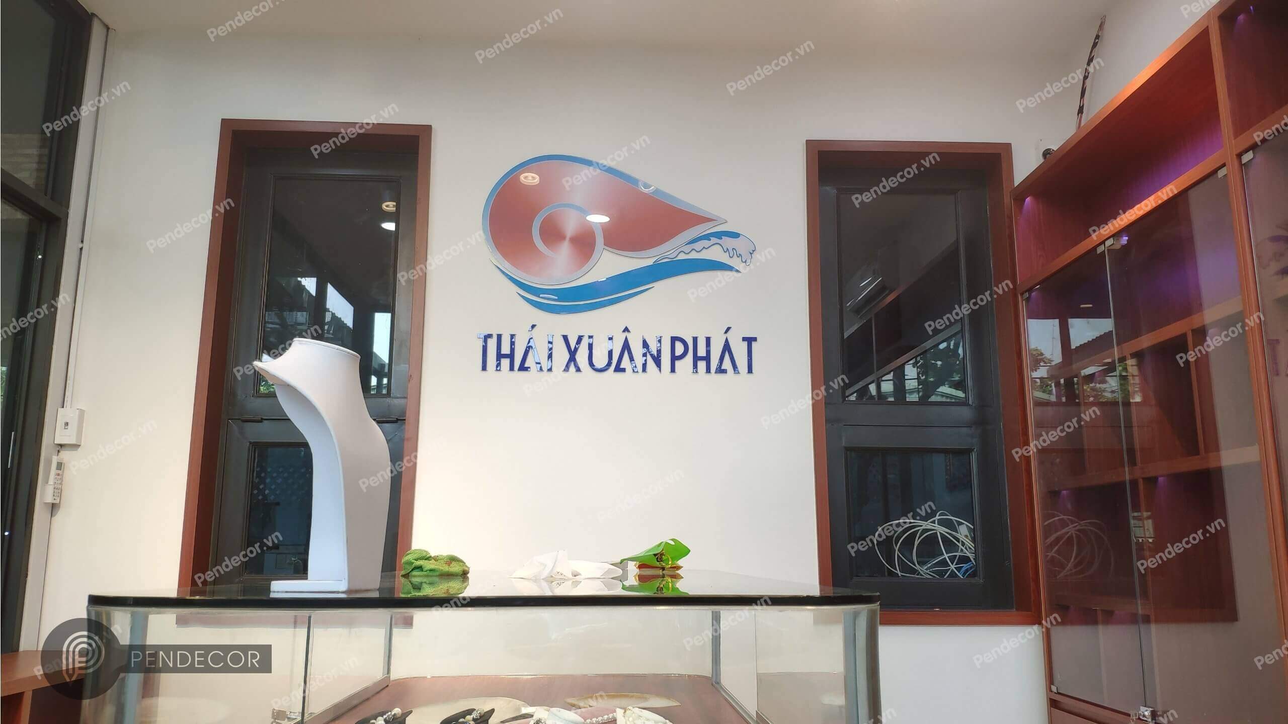 Thi công Thực tế Shop Phụ kiện Mỹ nghệ Thái Xuân Phát