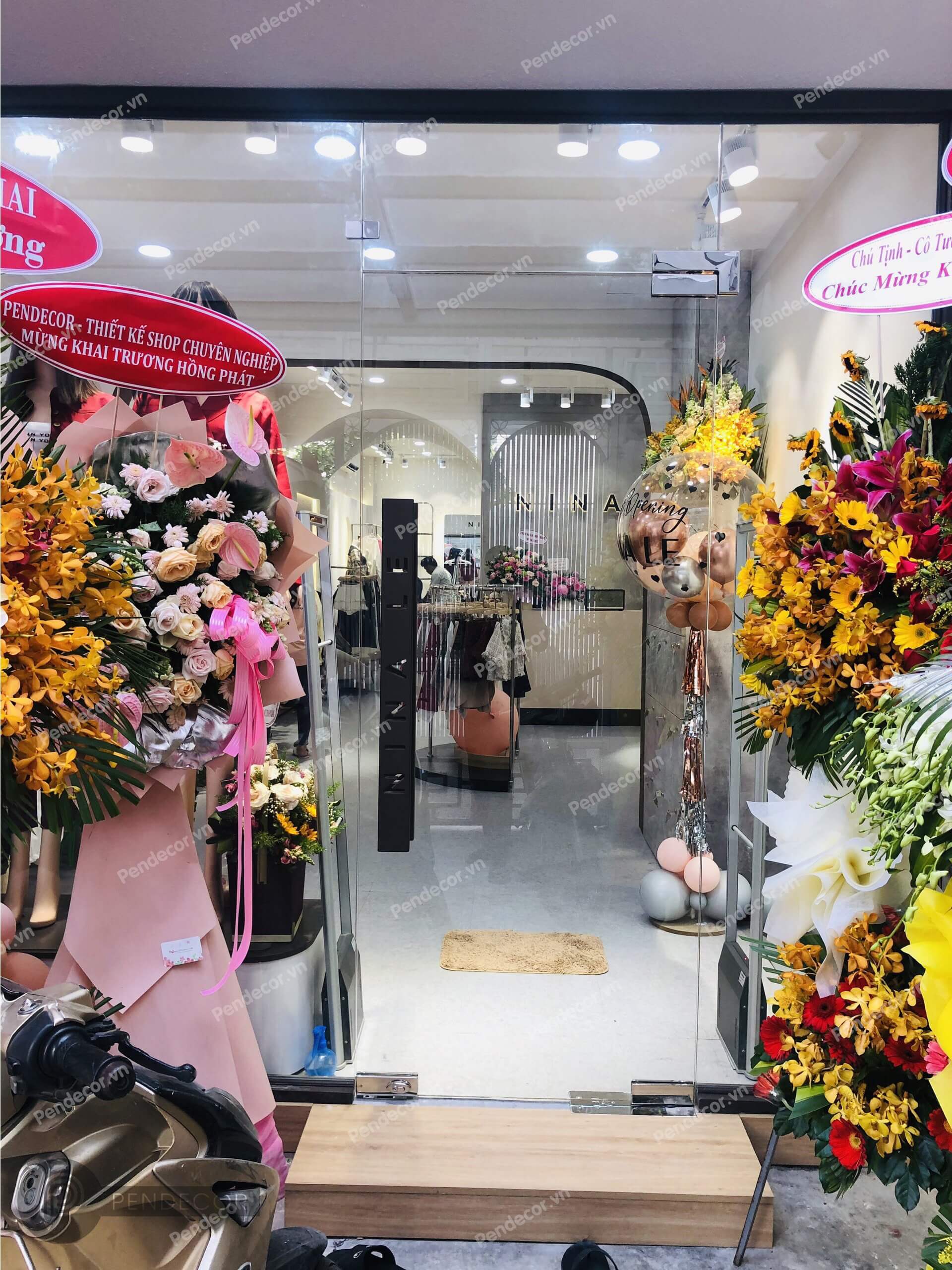 Thi Công Shop Thời Trang Nữ Nina Le