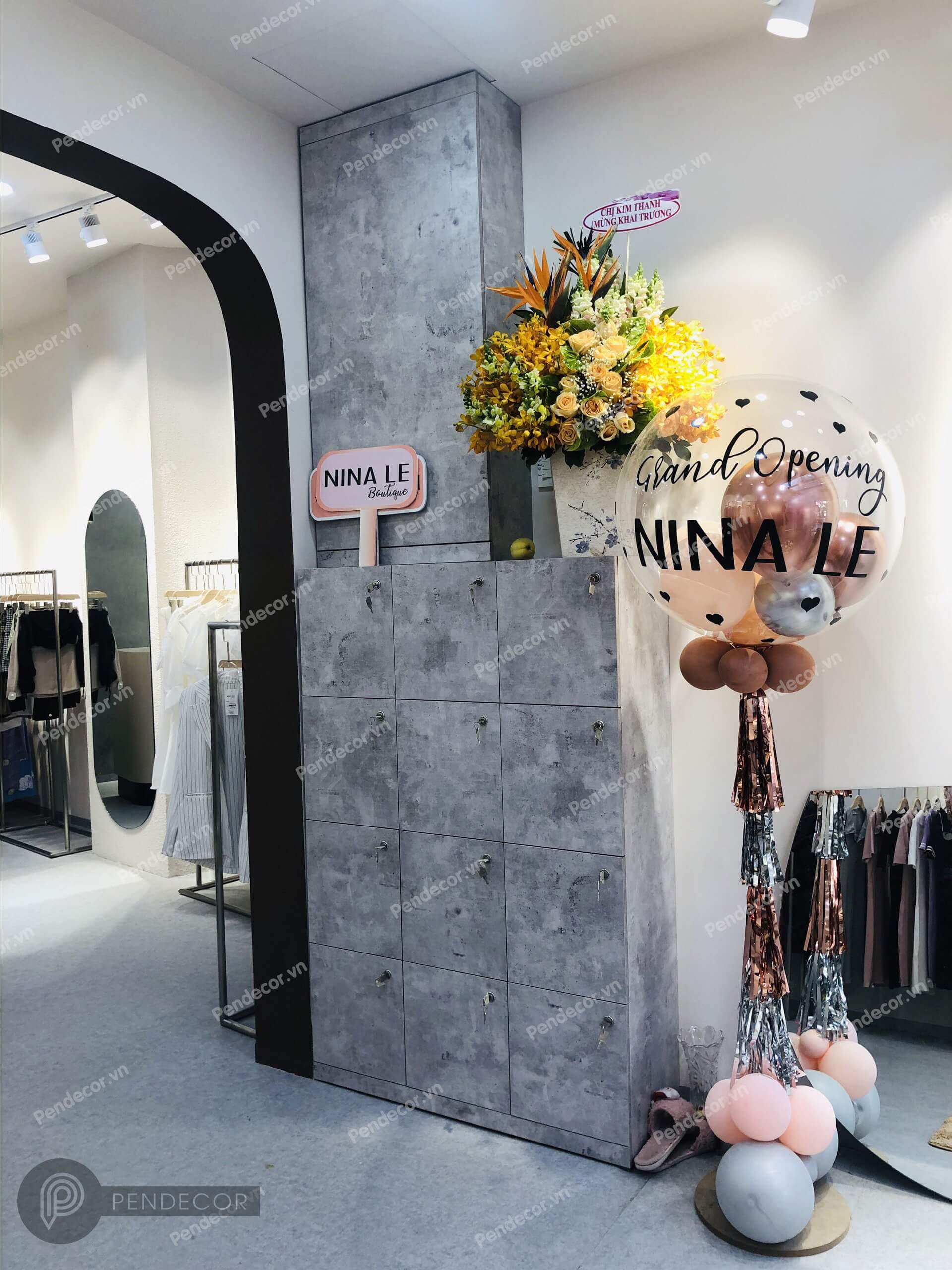 Thi Công Shop Thời Trang Nữ Nina Le