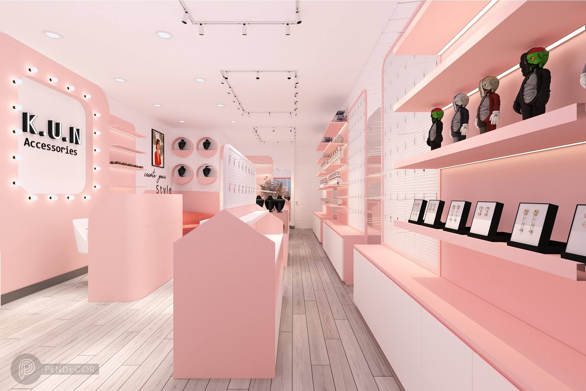 Thiết Kế Shop Phụ Kiện K.U.N