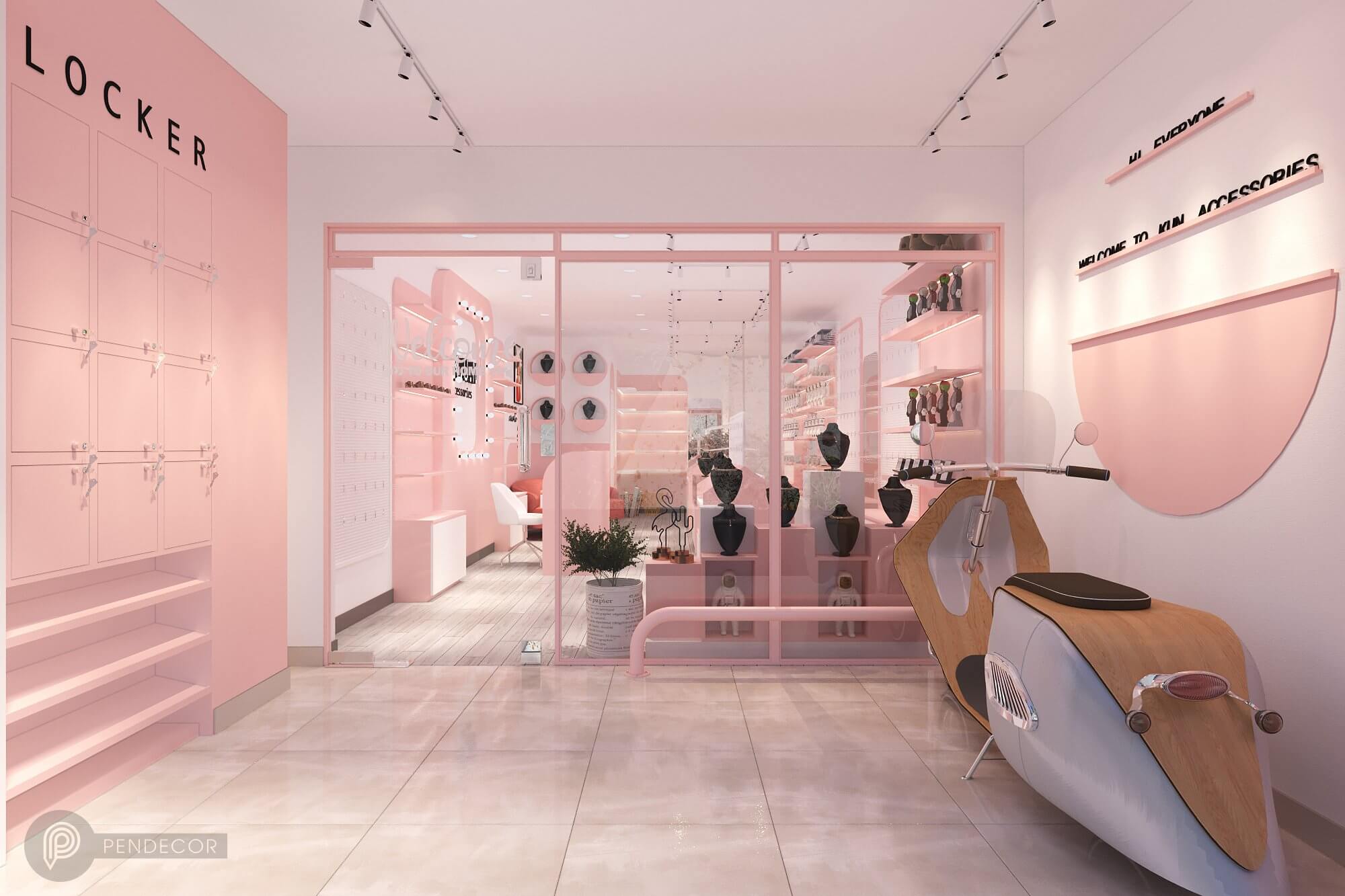 Thiết Kế Shop Phụ Kiện K.U.N