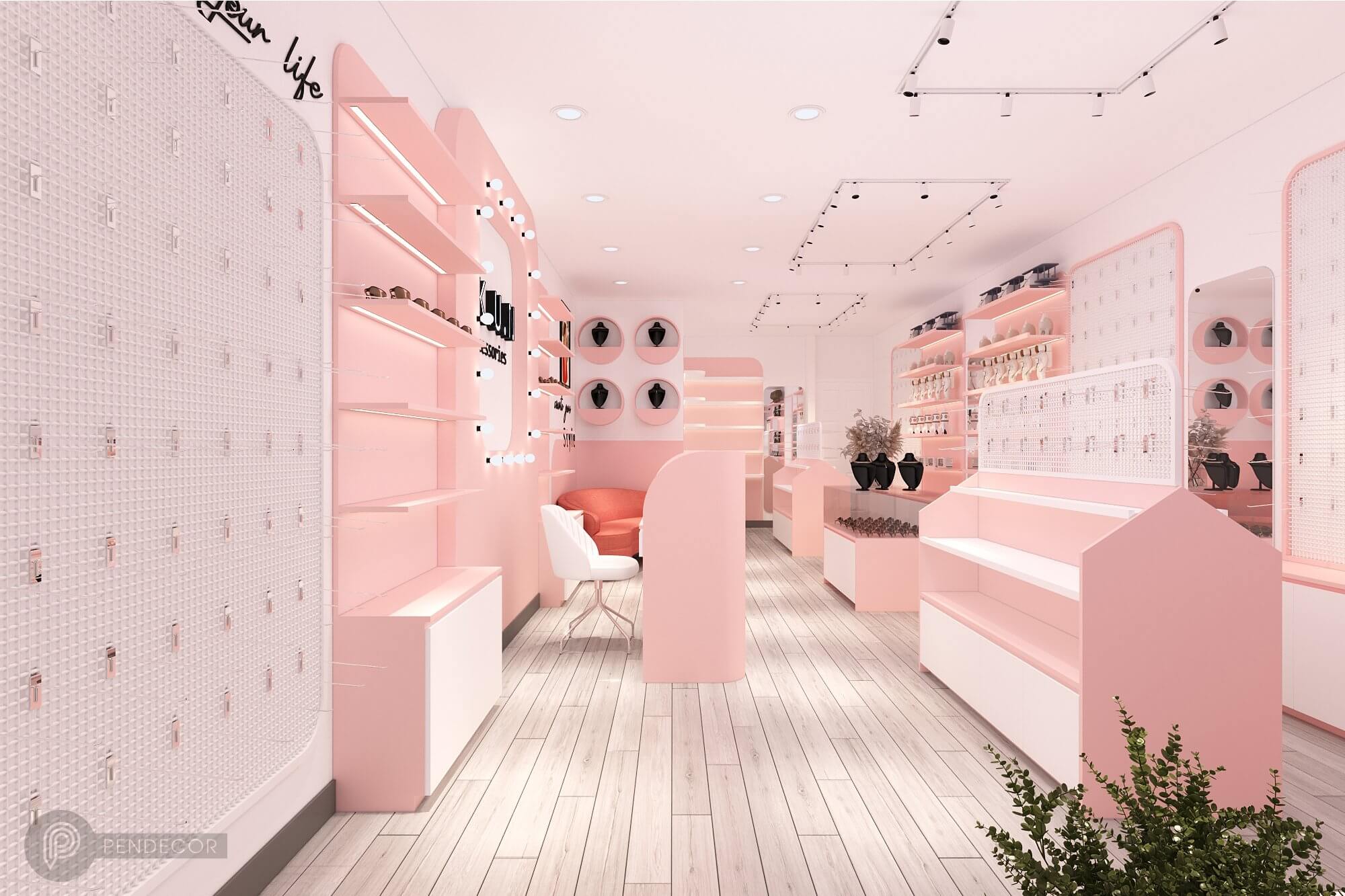 Thiết Kế Shop Phụ Kiện K.U.N