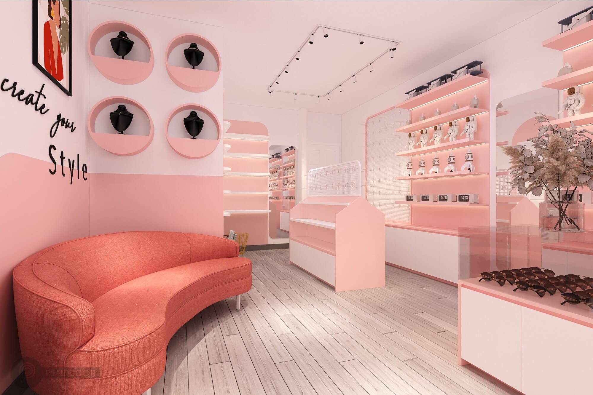 Thiết Kế Shop Phụ Kiện K.U.N