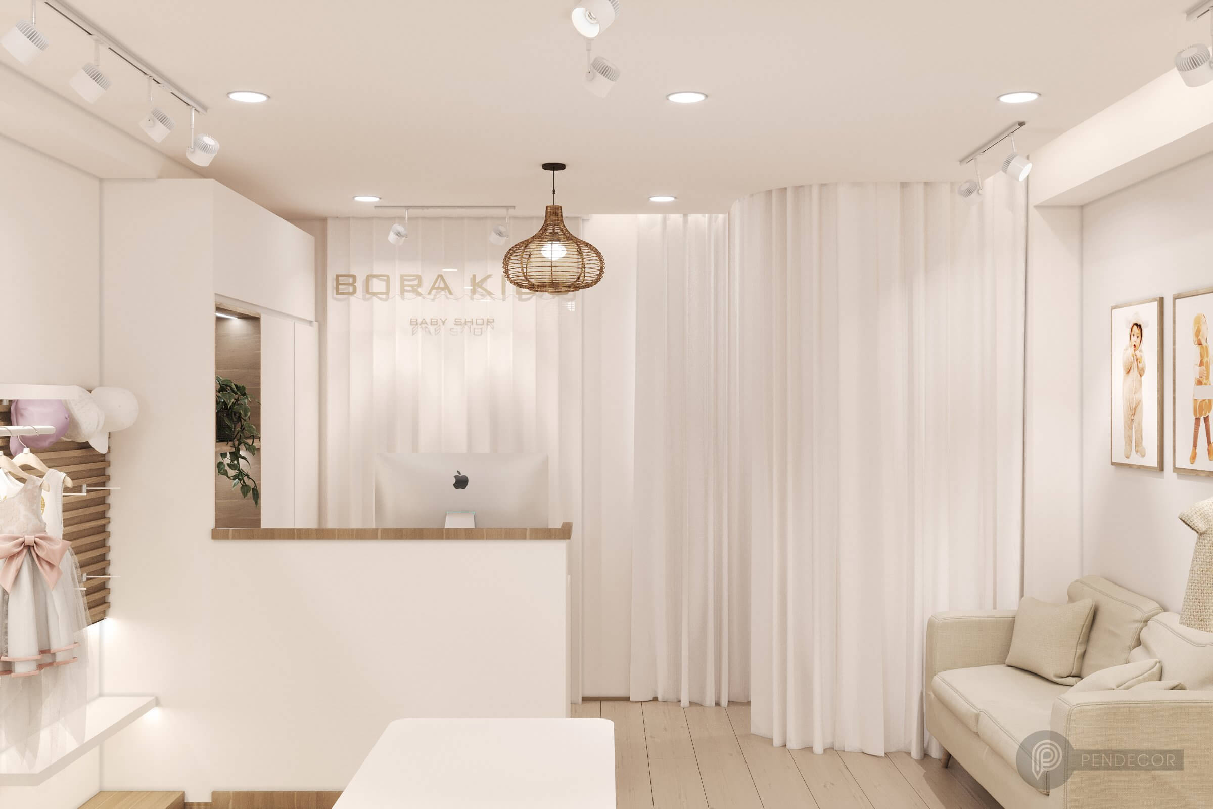 Thiết Kế Shop Thời Trang Trẻ Em Bora Kids