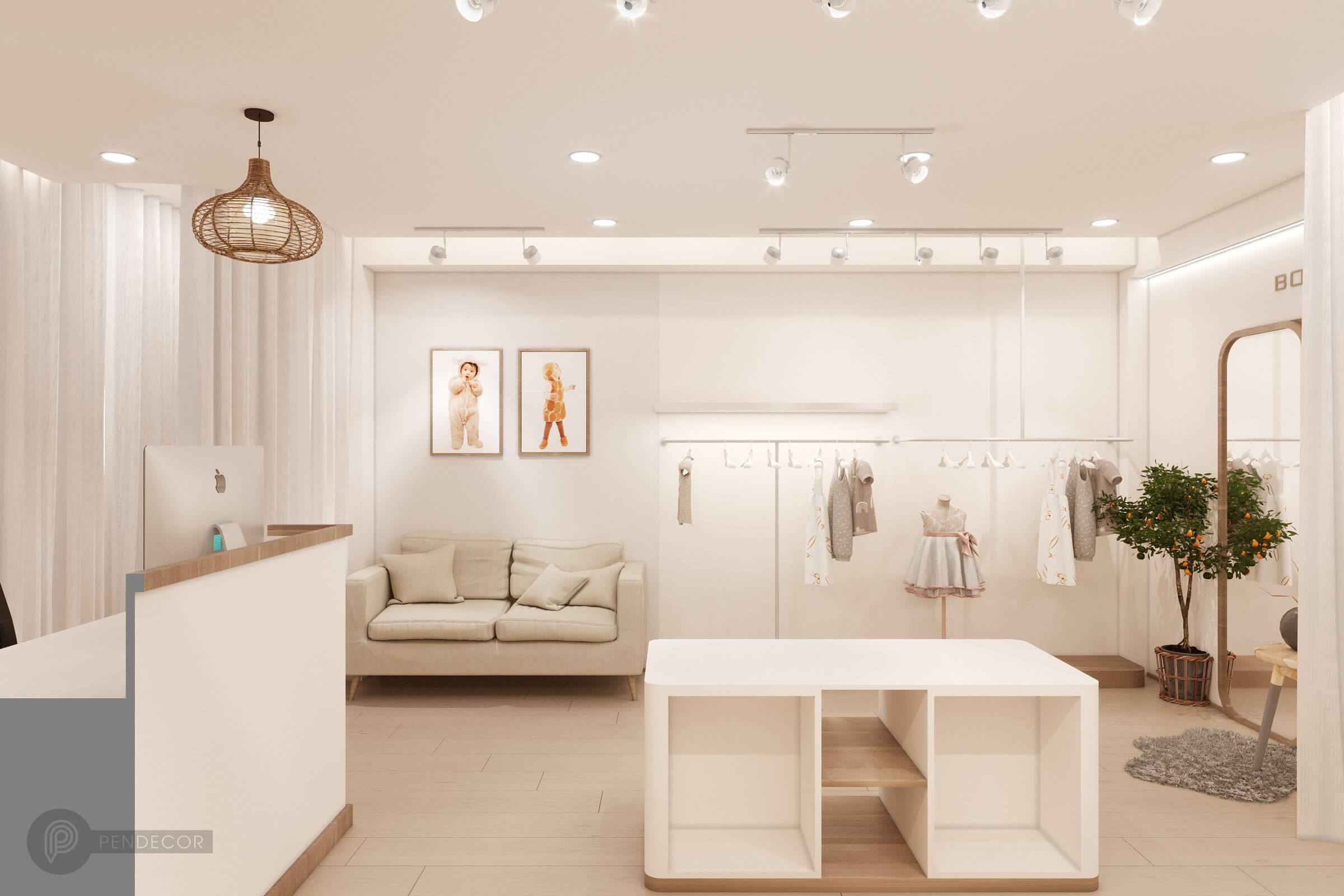 Thiết Kế Shop Thời Trang Trẻ Em Bora Kids