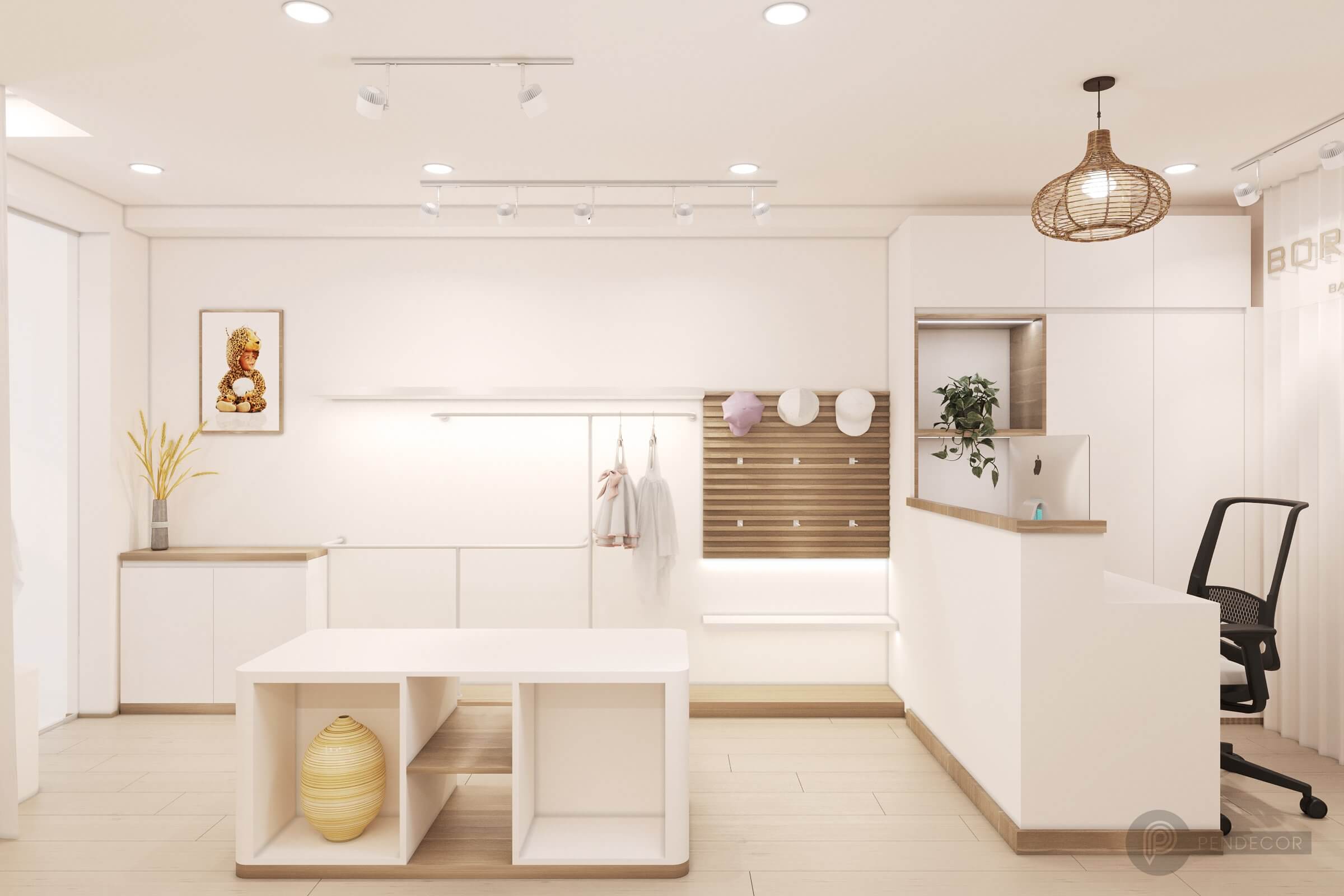 Thiết Kế Shop Thời Trang Trẻ Em Bora Kids
