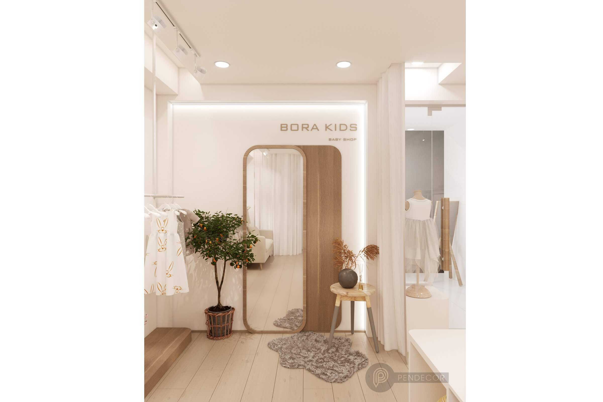 Thiết Kế Shop Thời Trang Trẻ Em Bora Kids