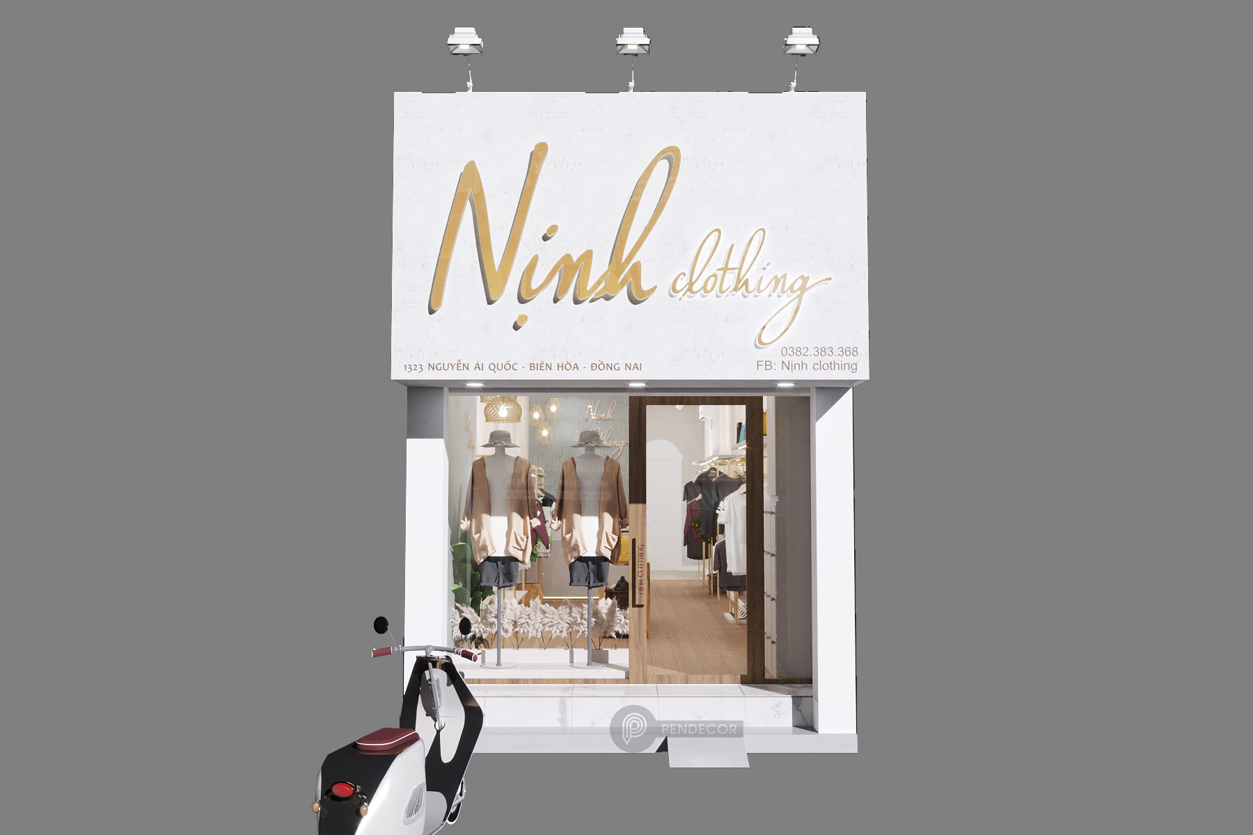 Thiết Kế & Thi Công Shop Thời Trang Nữ Nịnh Clothing