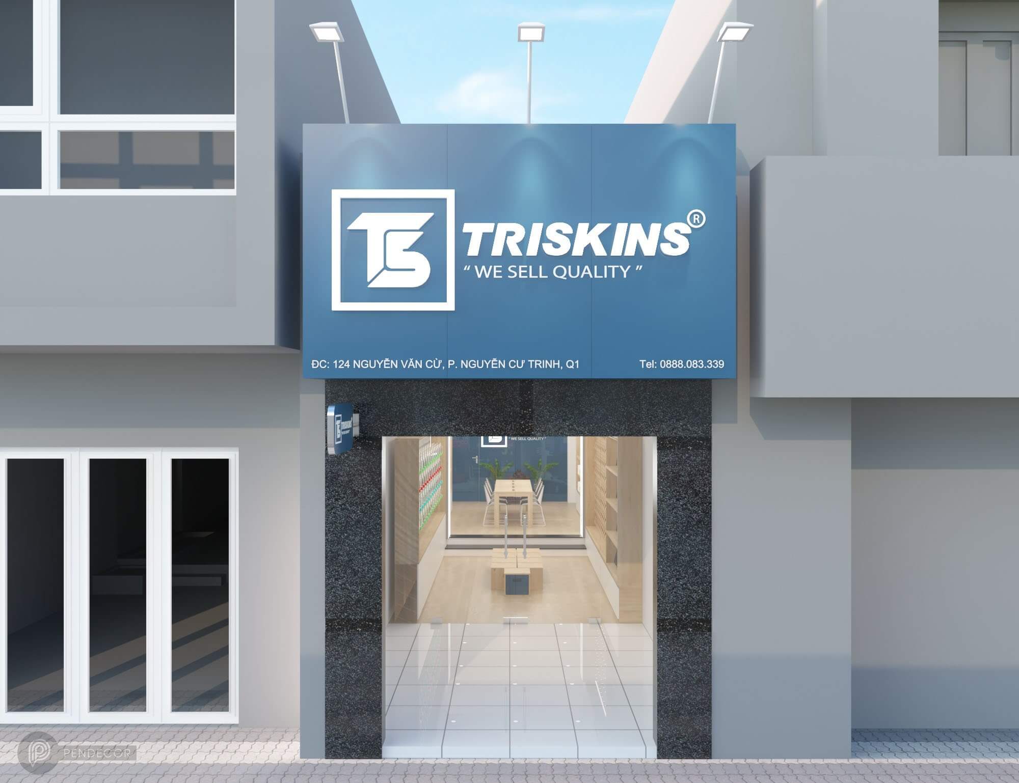 Thiết Kế Shop Phụ Kiện Điện Thoại Triskins