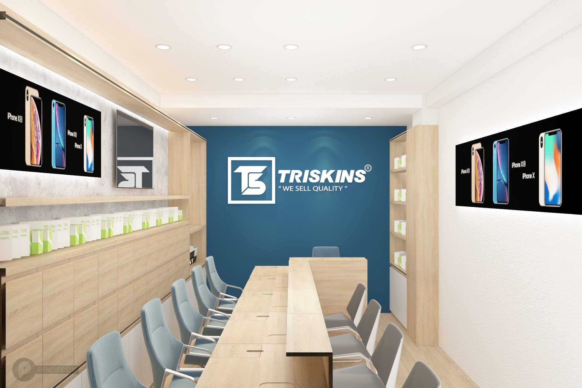 Thiết Kế Shop Phụ Kiện Điện Thoại Triskins