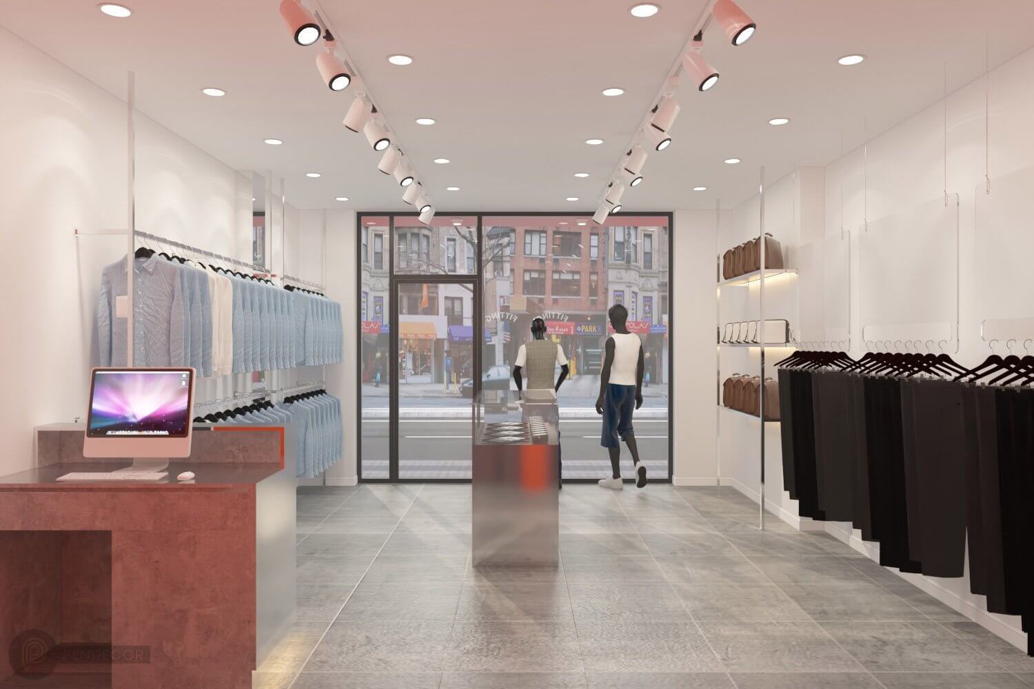 Thiết Kế Shop Thời Trang Nam HUGU