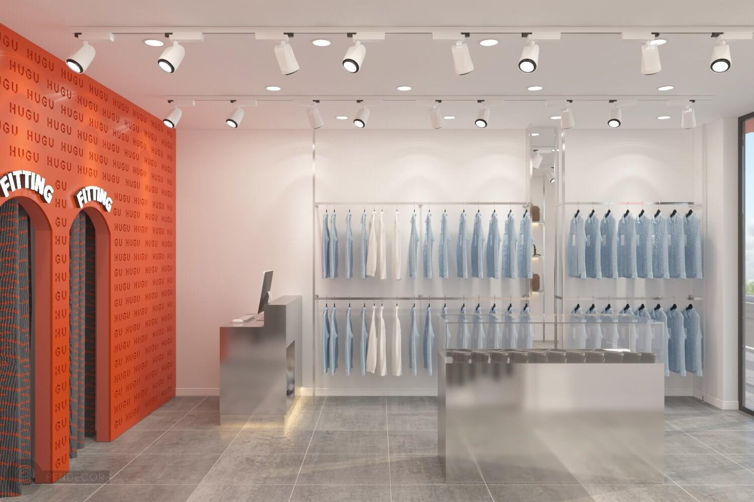 Thiết Kế Shop Thời Trang Nam HUGU