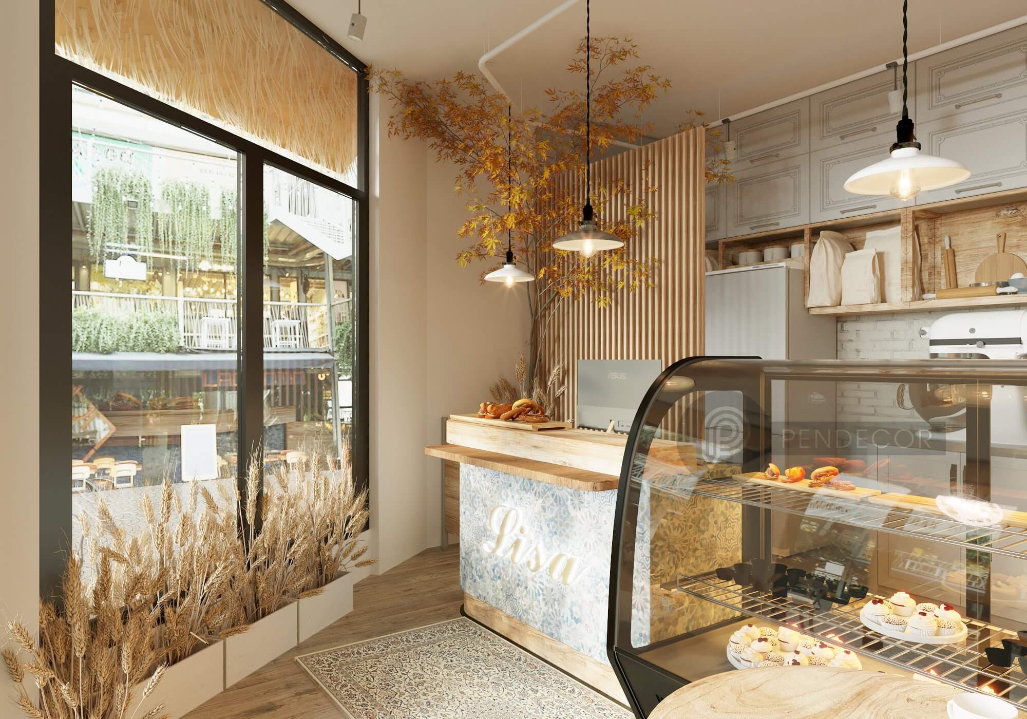 Thiết Kế Tiệm Bánh Lisa