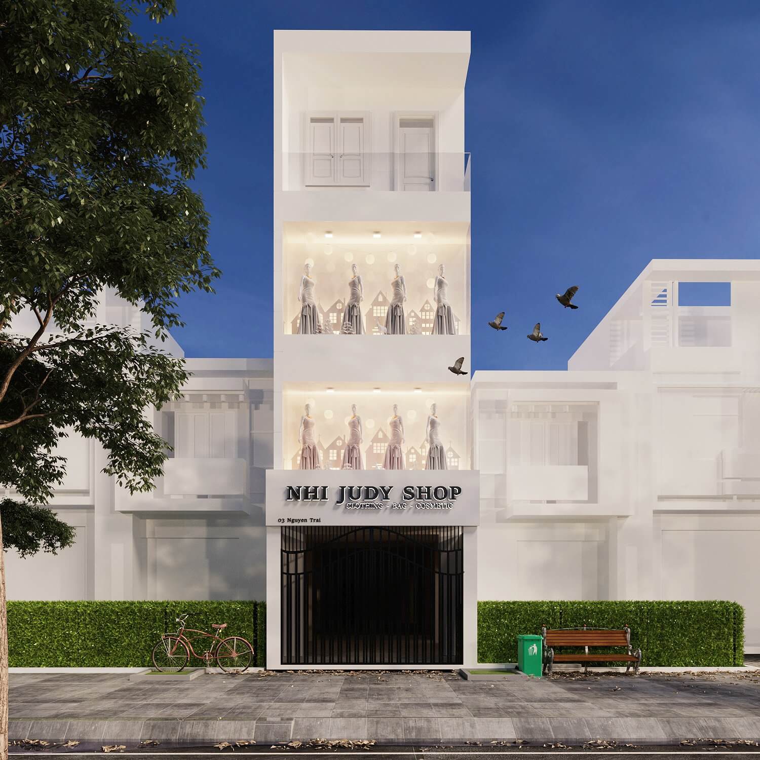 Thiết Kế Shop Thời Trang Nữ Nhi Judy