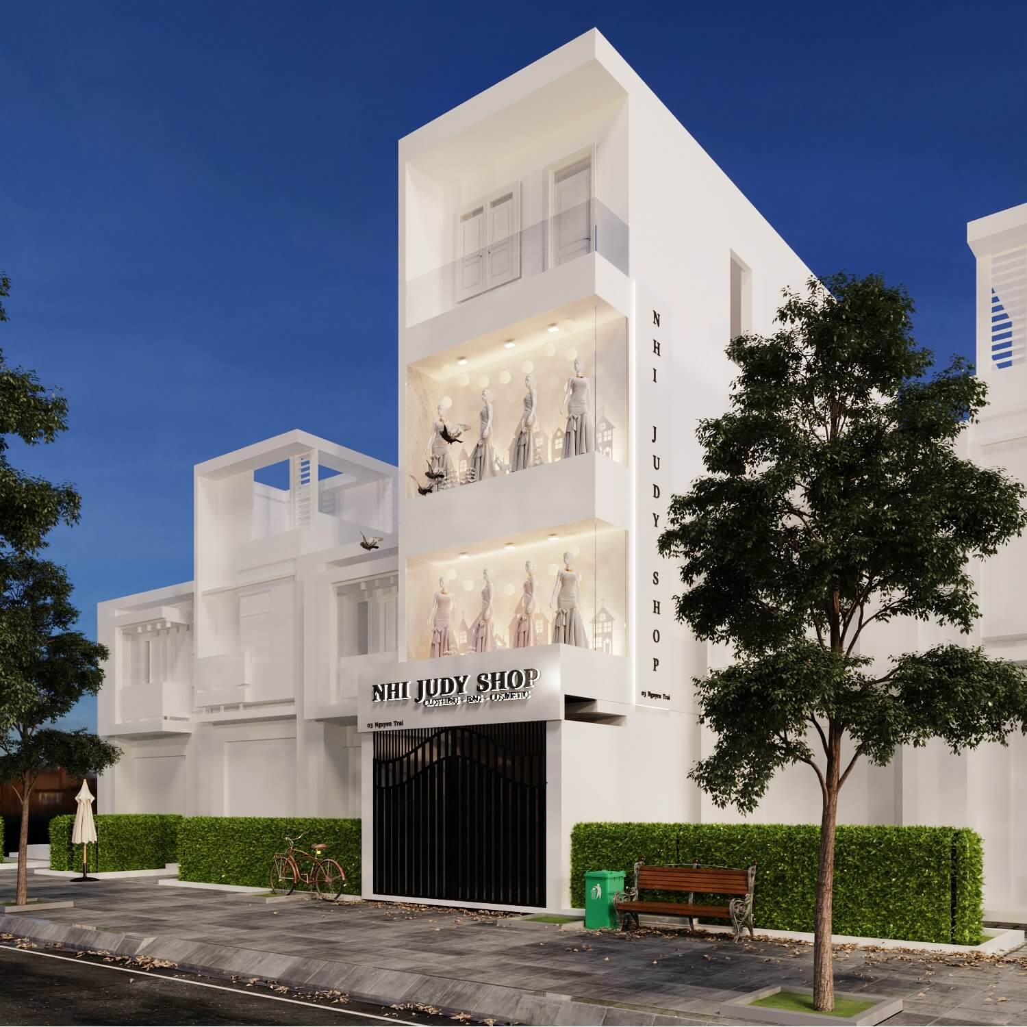 Thiết Kế Shop Thời Trang Nữ Nhi Judy