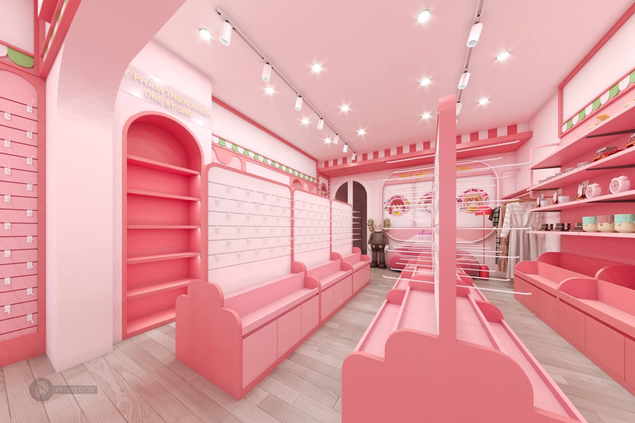 Thiết Kế & Thi Công Shop Phụ Kiện Ú House