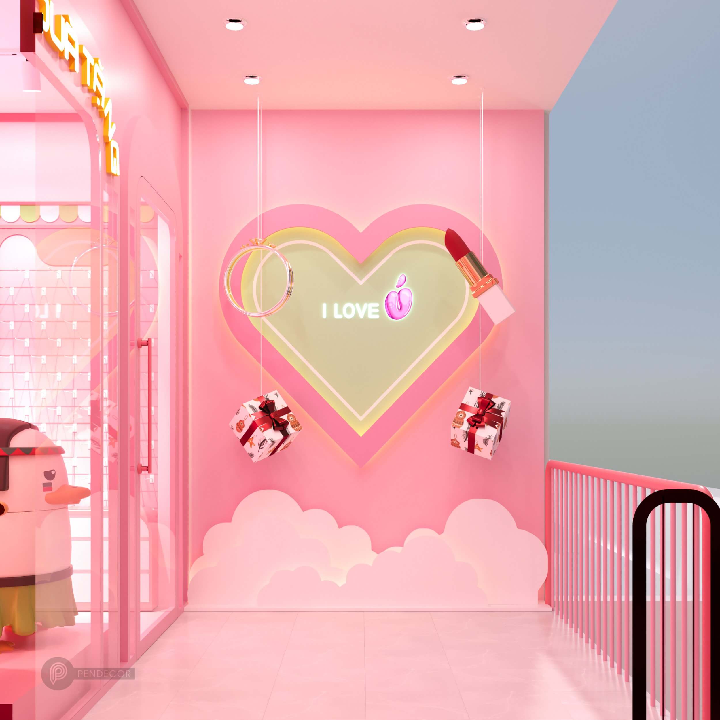 Thiết Kế & Thi Công Shop Phụ Kiện Ú House