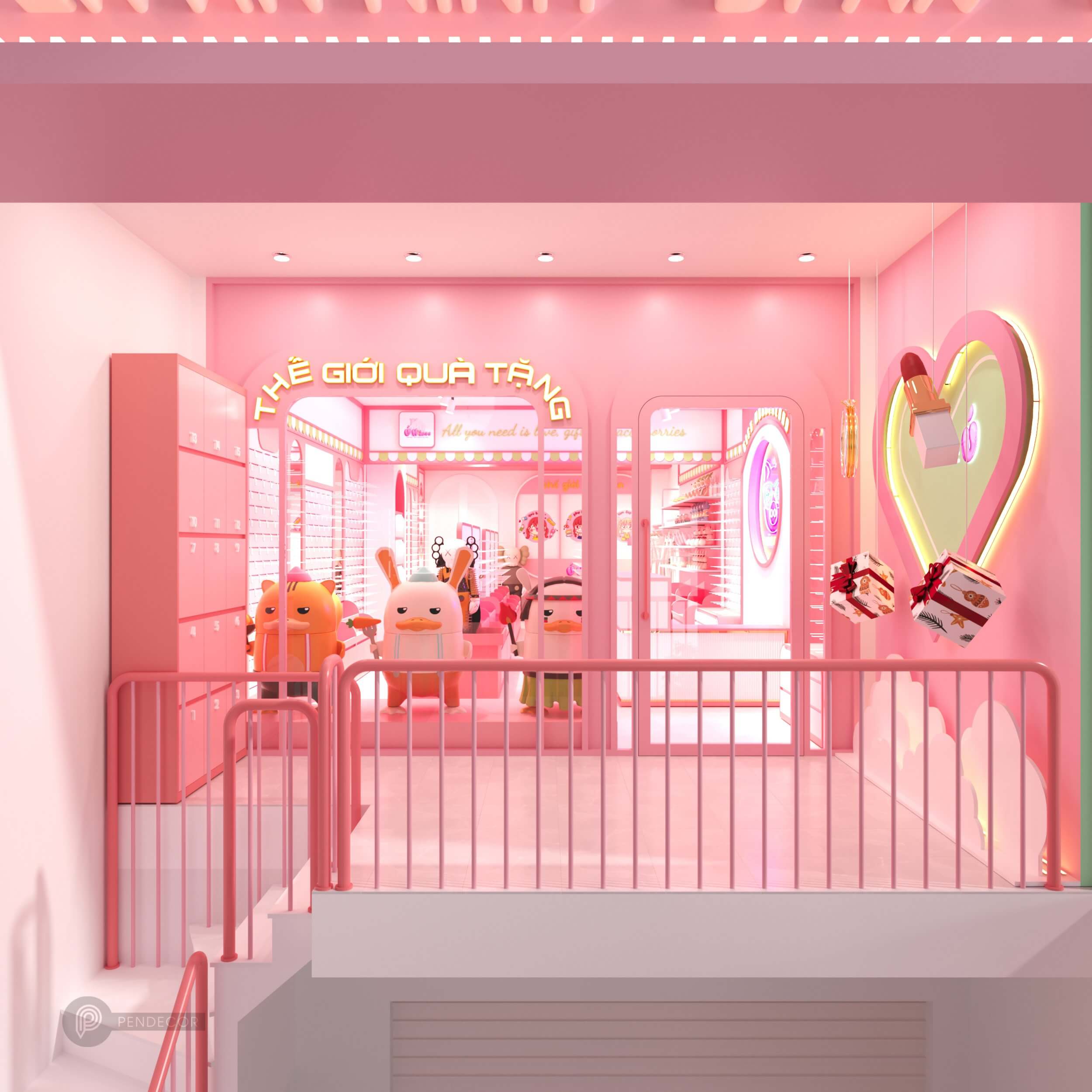 Thiết Kế & Thi Công Shop Phụ Kiện Ú House