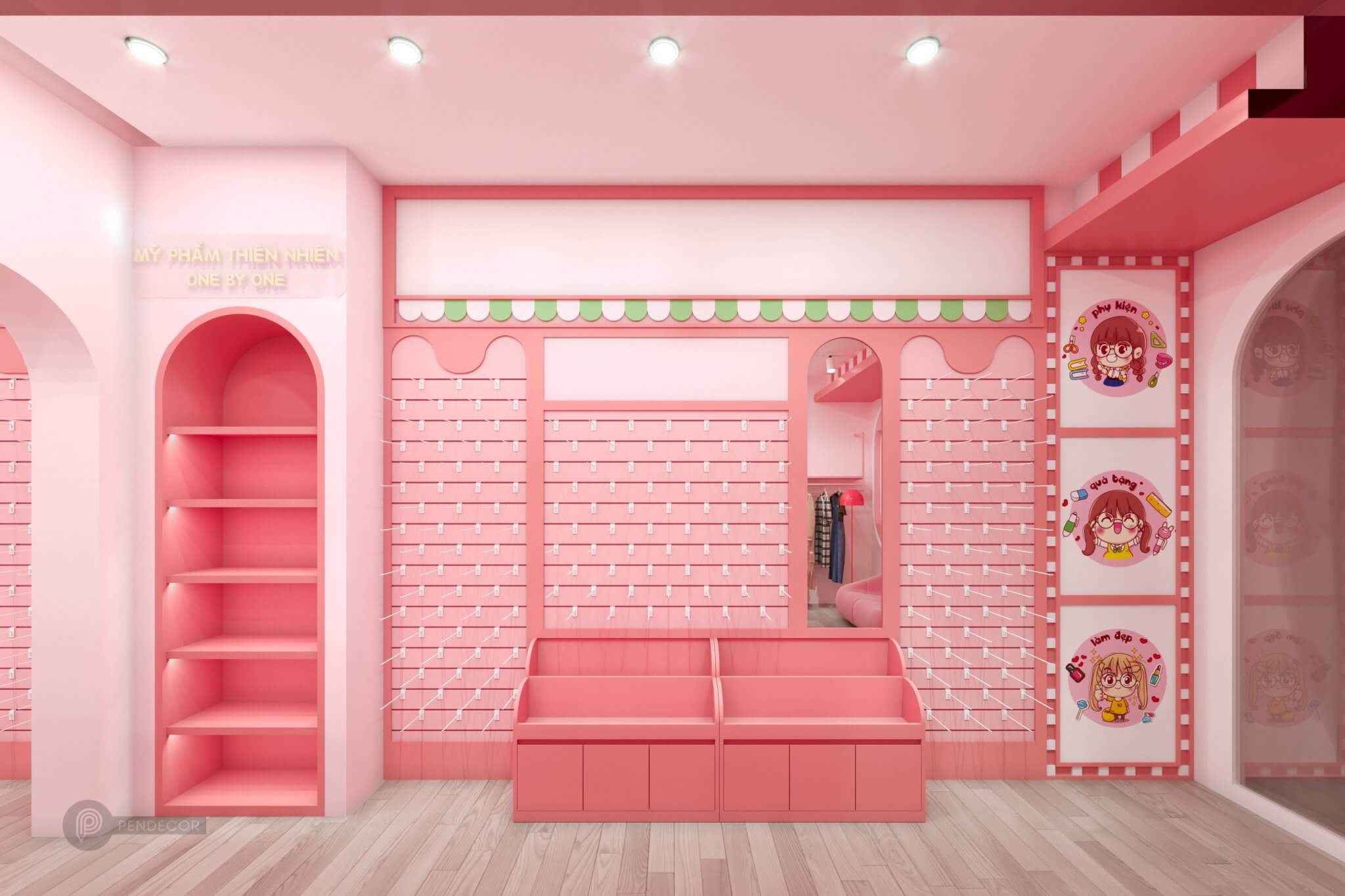 Thiết Kế & Thi Công Shop Phụ Kiện Ú House