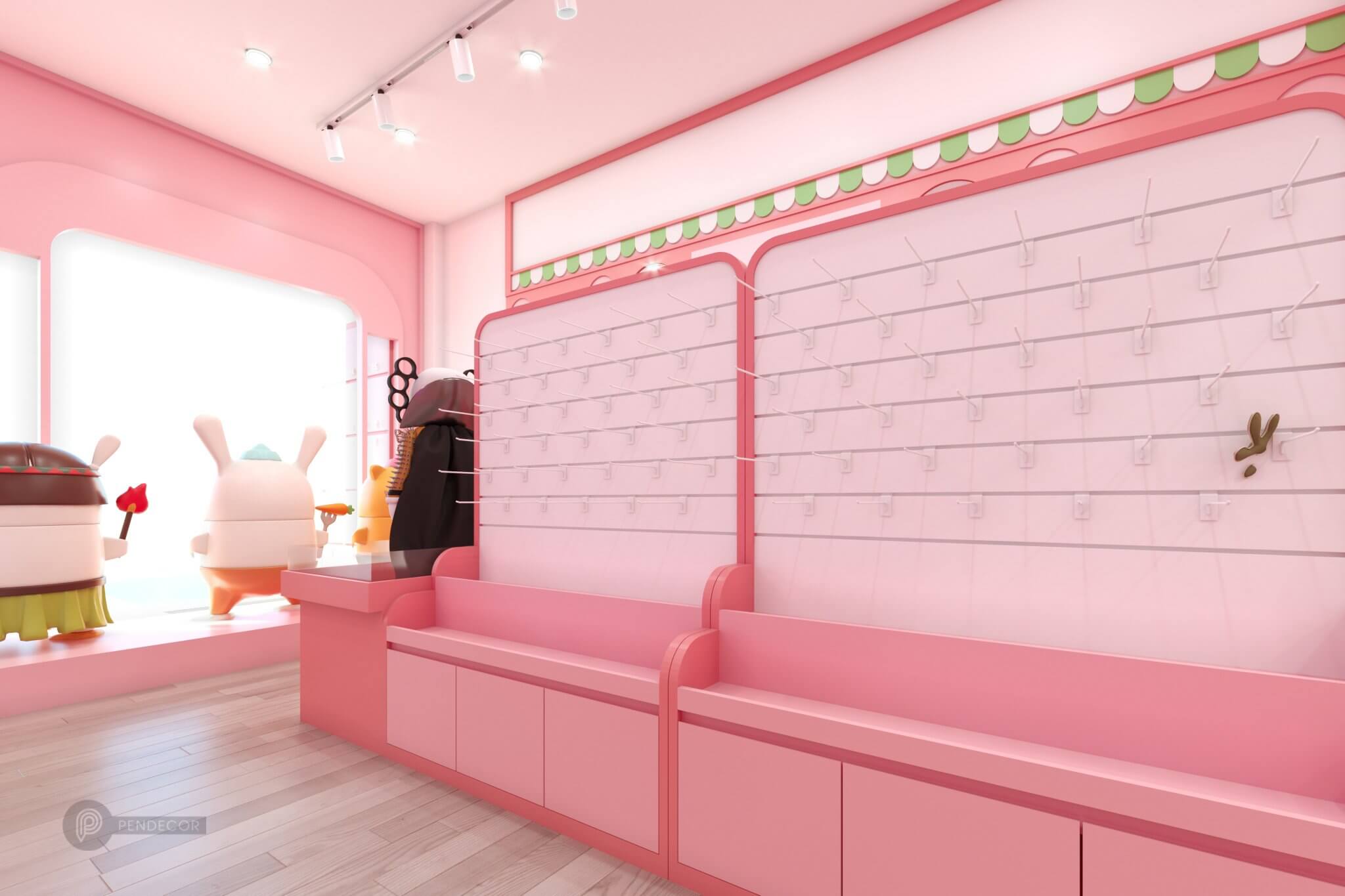 Thiết Kế & Thi Công Shop Phụ Kiện Ú House