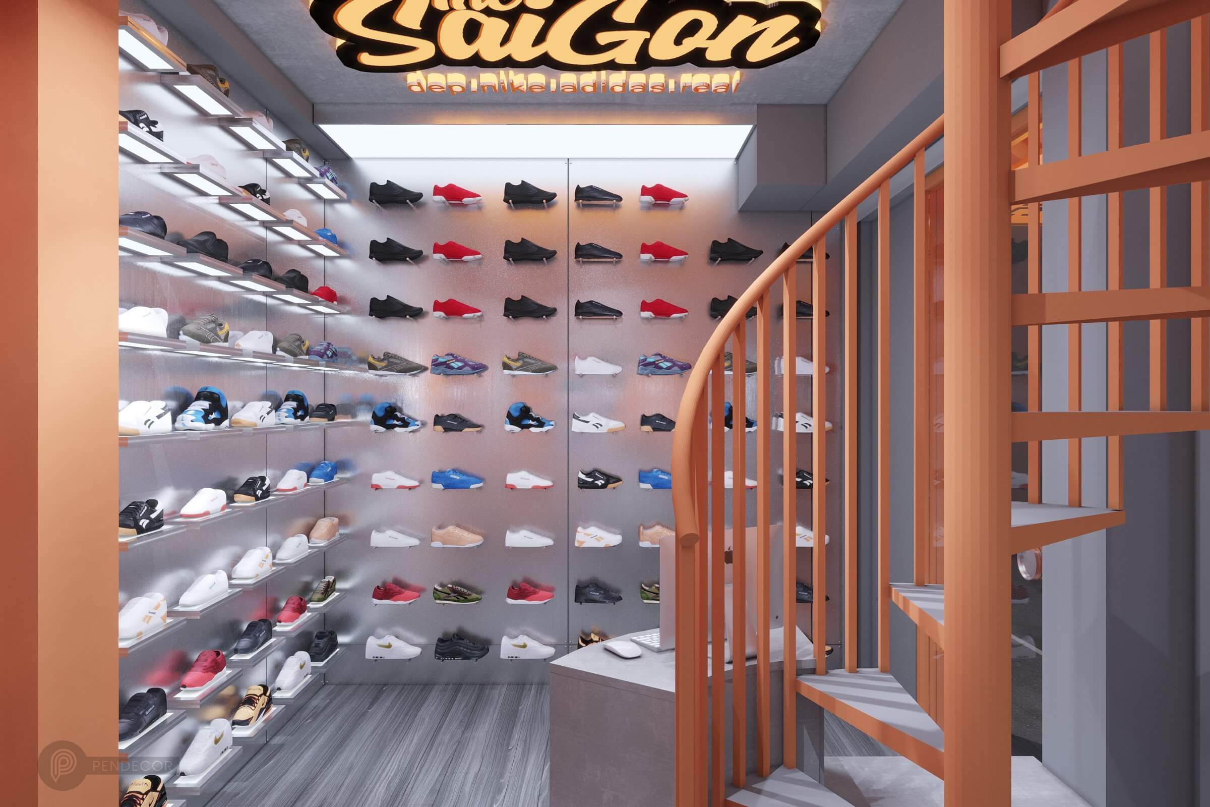 Thiết Kế Shop Giày Dép The SaiGon